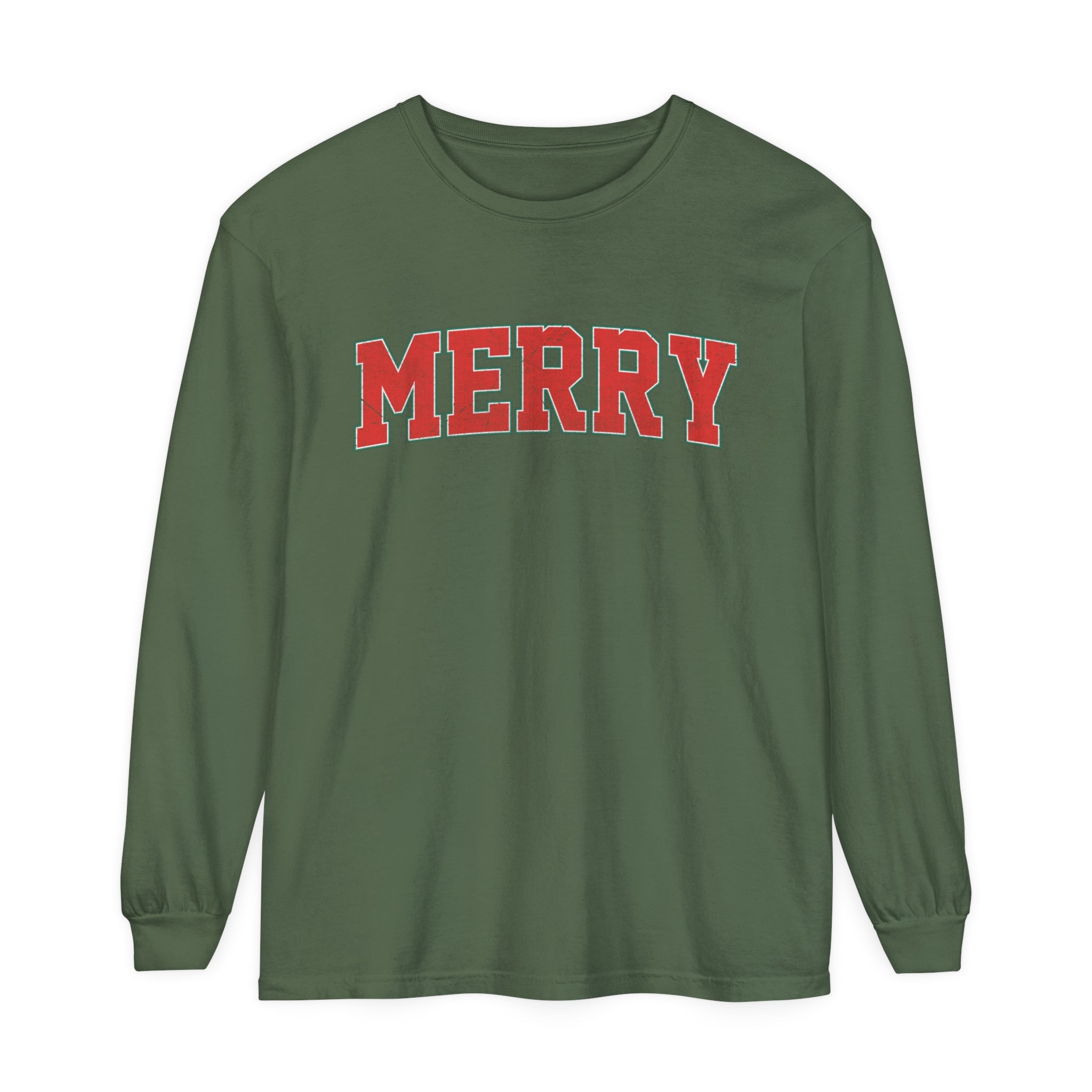 Long Sleeve Merry Shirt, Christmas Long Sleeve Shirt, Christmas Gift, Merry Christmas Tee, Merry Christmas Long Sleeve Shirt