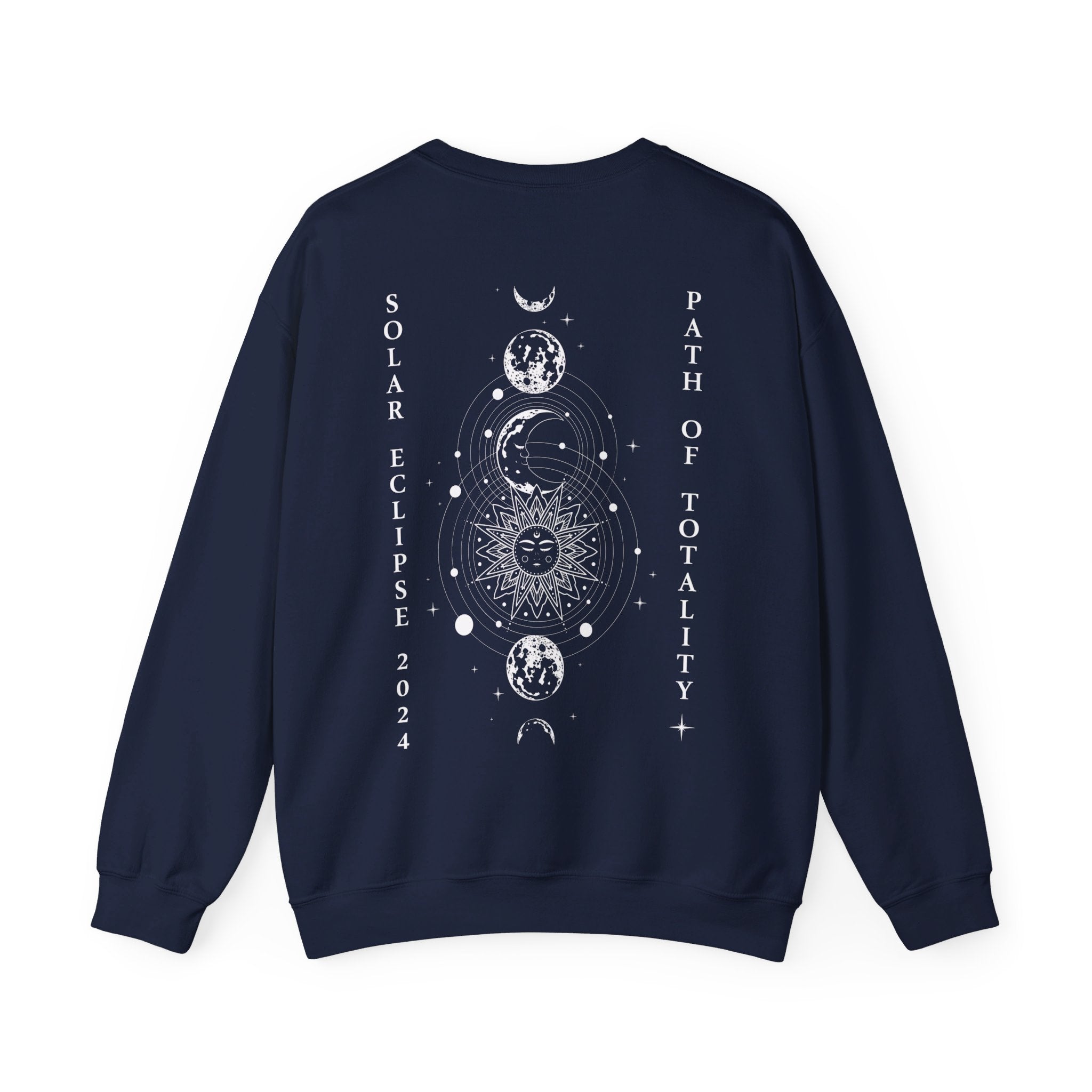 Total Solar Eclipse Sweatshirt, Path of Totality, Countdown to Totality, Celestial Shirt, Astronomy Sun Shirt, Moon Phases Shirt