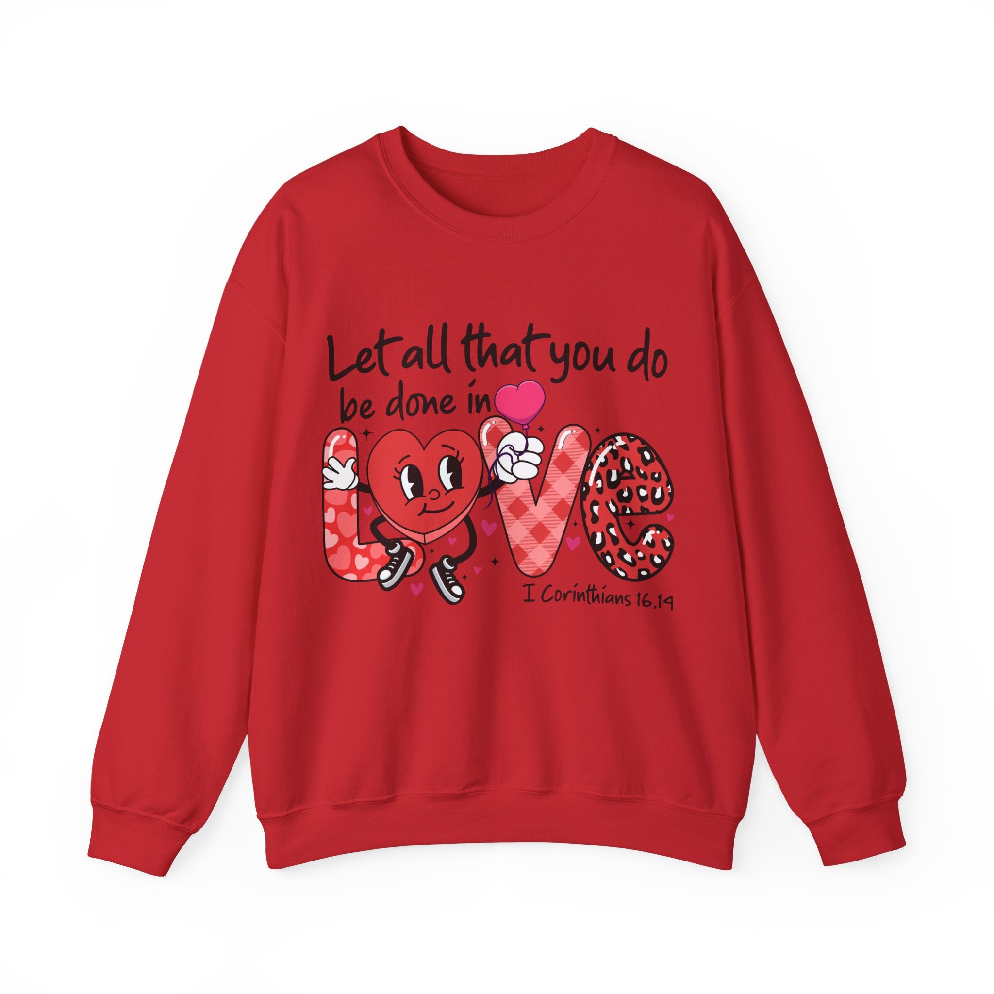 Let all that you do be done in Love T-Shirt, Valentines Day Shirt for Women, Cute Valentine Day Shirt, Valentine's Day Gift