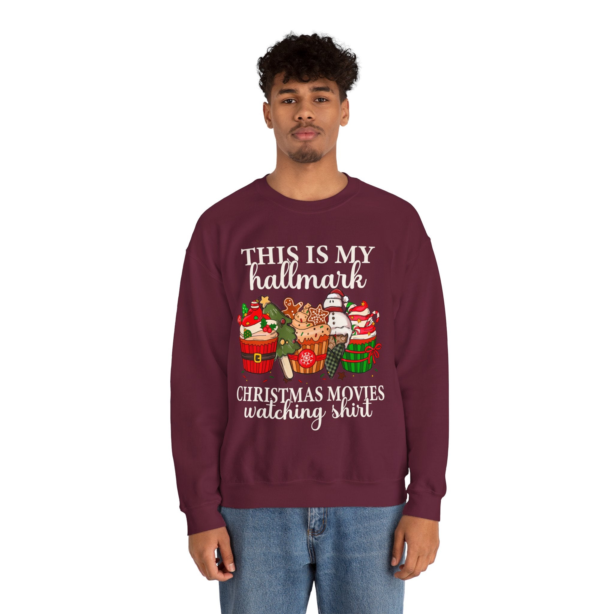 This is My Hallmark Christmas Movie Watching Sweatshirt, Hallmark Christmas Movies Shirt, Holiday Spirit Shirt, Hallmark Sweatshirt