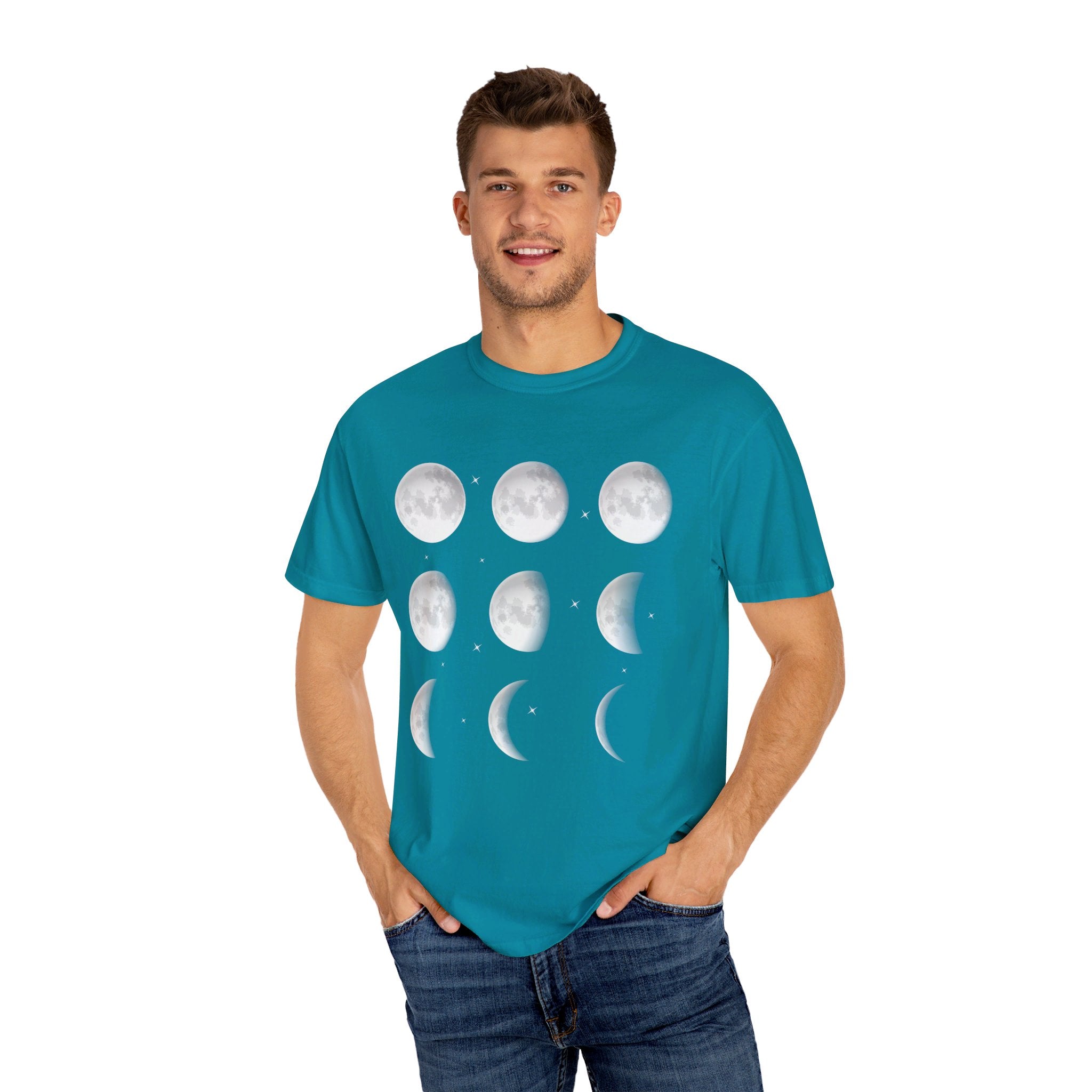 Moon Phase Shirt, Celestial Shirt, Astrology Shirt, Spiritual Shirt, Aesthetic Shirt, Moon Shirt, Mystical Shirt, Astronomy Shirt, Retro Tee