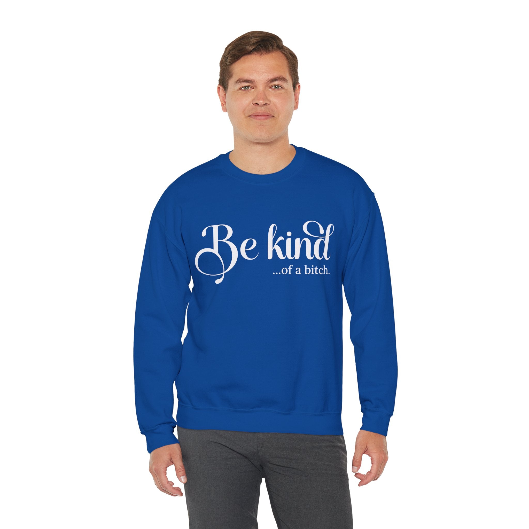 Be Kind of a Bitch Sweatshirt, Funny Sweatshirt, Funny Gift Sarcastic Shirt, BE KIND Sweater, Woman Crewneck, Funny Quote Tee, Gift for Her