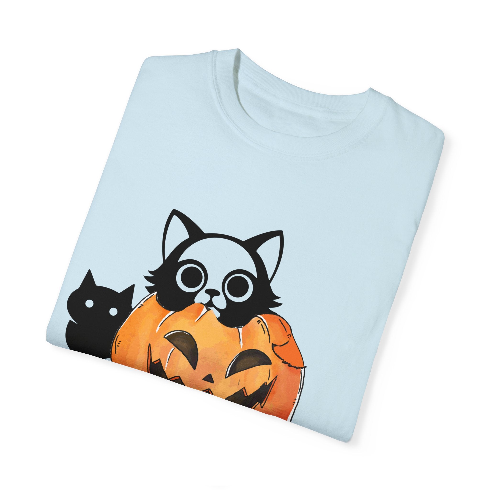 Vintage 90s Cat Halloween Shirt, Retro Halloween Shirt, Spooky Season Tee, Pumpkin Shirt, Halloween Shirt, Vintage Halloween Shirt