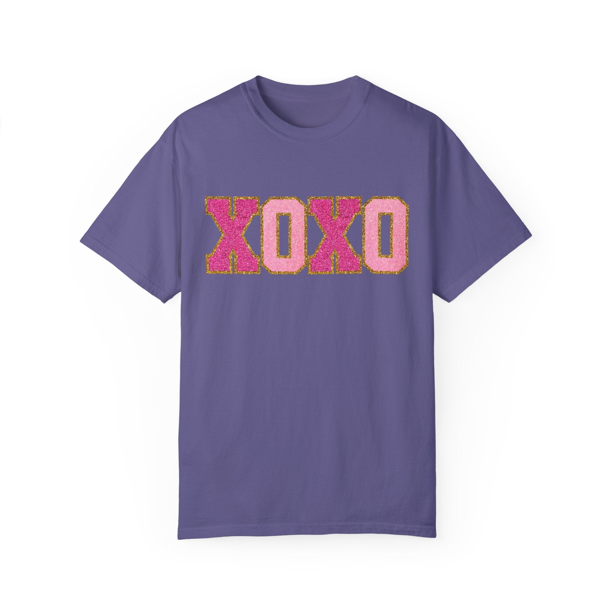 XOXO Valentine's Day Shirt, Faux Chenille Hugs and Kisses TShirt, Girlfriend Valentine Gift, Valentines Day Gift for Her, Love Wins Shirt