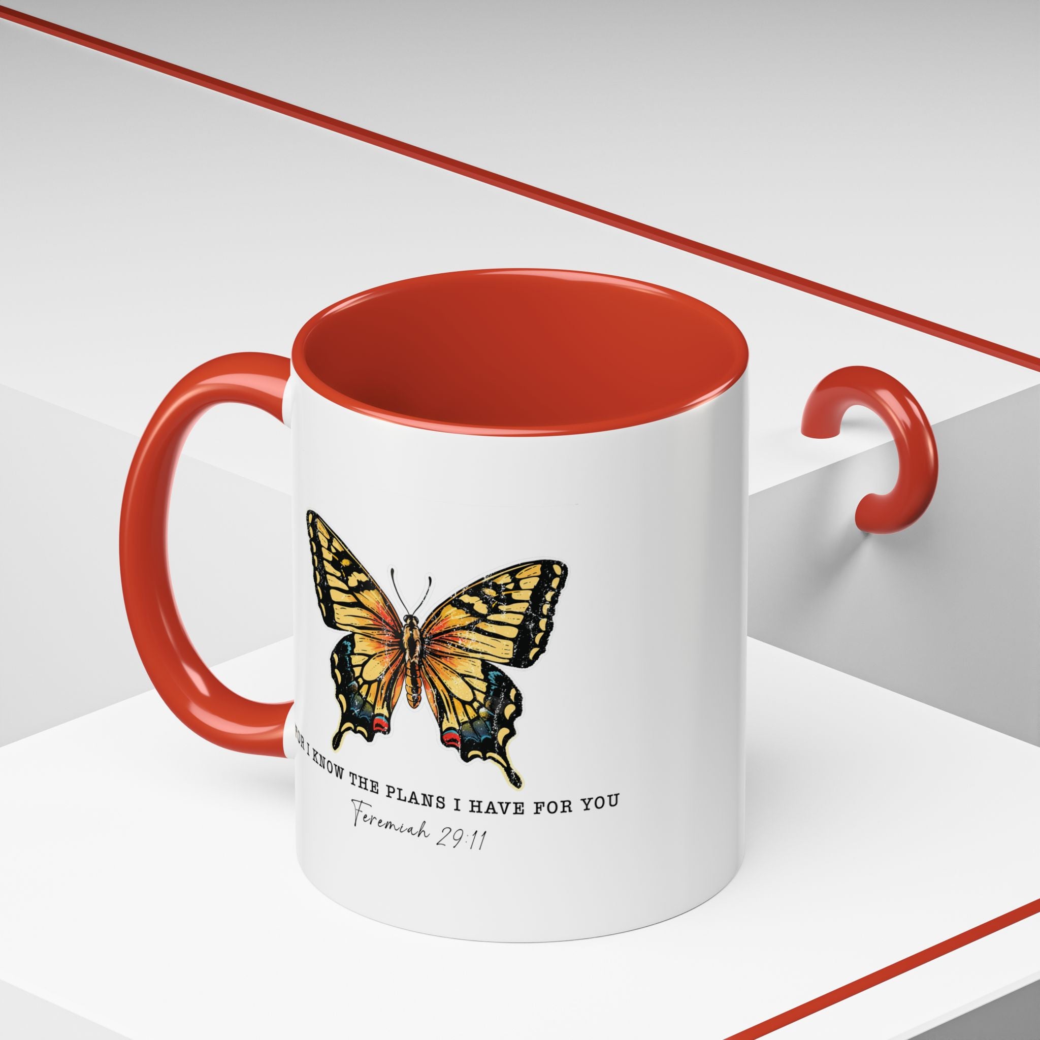 Religious Coffee Mug, Jesus Mug, For I Know The Plans I Have For You, Christian Cup, Faith Mug, Bible Verse