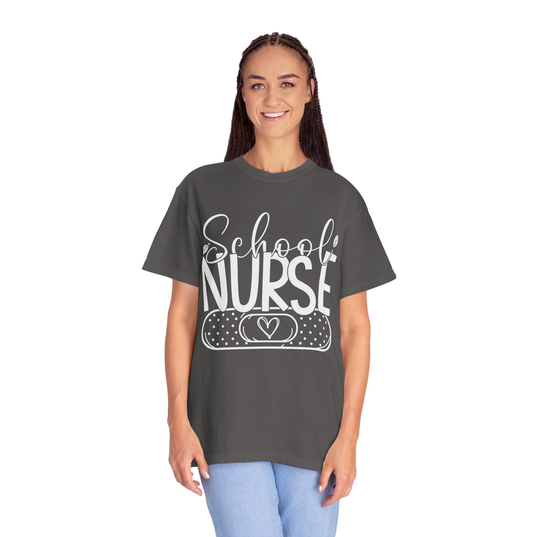 School Nurse Shirt Nurse TShirt School Shirts For Nurse Cute School Nurse Shirt Unisex Graphic Tees Women Trendy School Nurse V Neck Shirt