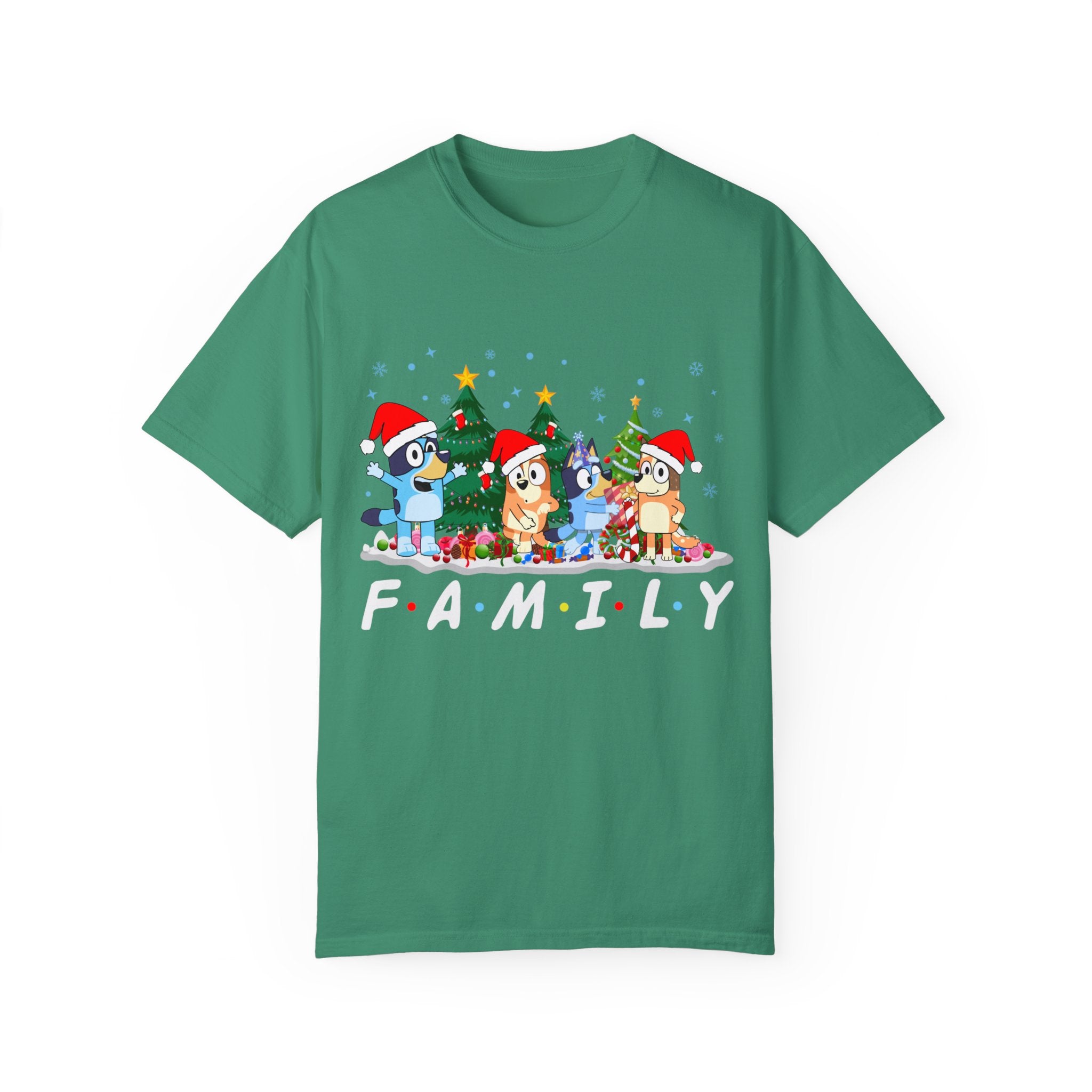 Christmas Bluey Family Shirt, Bluey Party Shirt, Christmas Family Bluey Shirt, Bluey Christmas Trip Shirt, Bluey Theme Tee