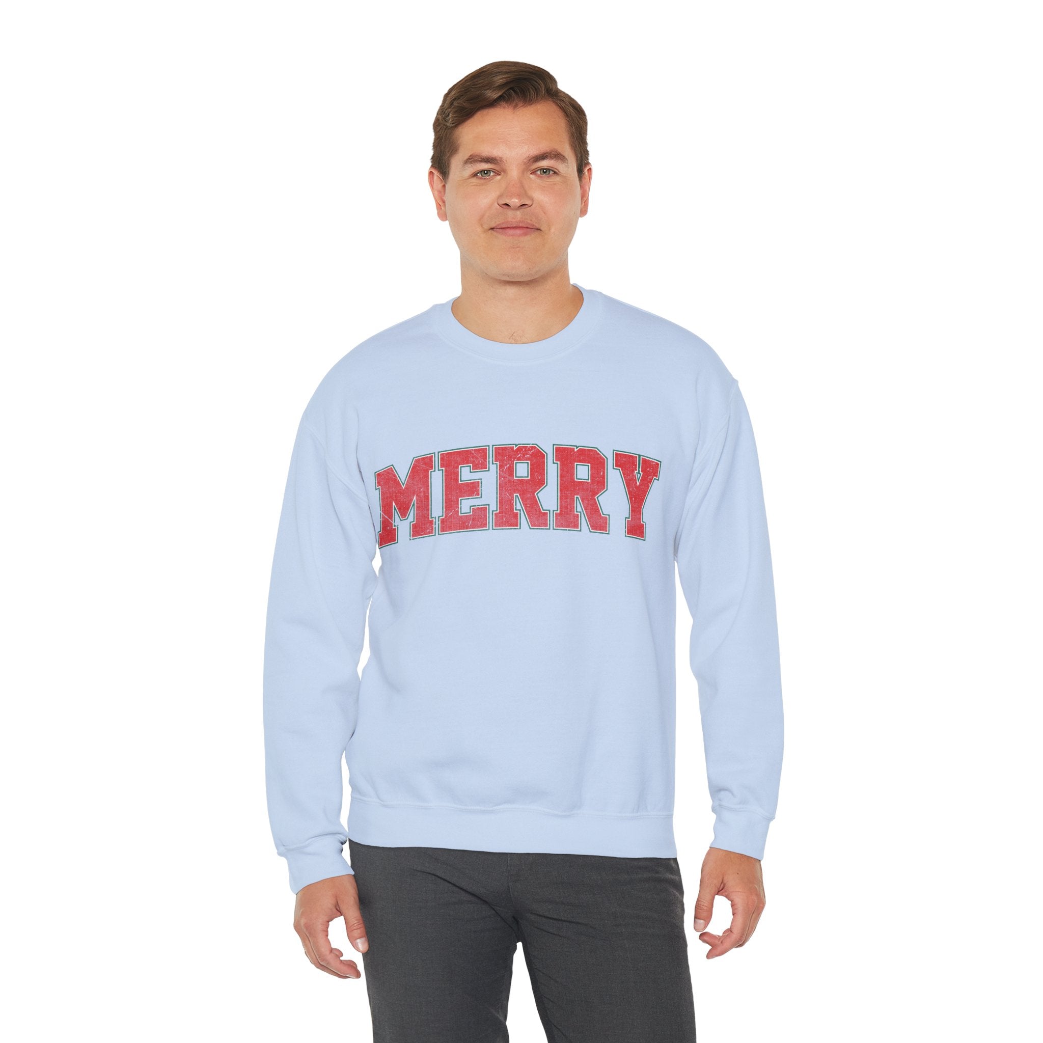 Merry Christmas Sweatshirt, Christmas Shirts, Cute Winter Sweater, Christmas Shirt for Women, Christmas Crewneck Sweatshirt, Holiday Sweater