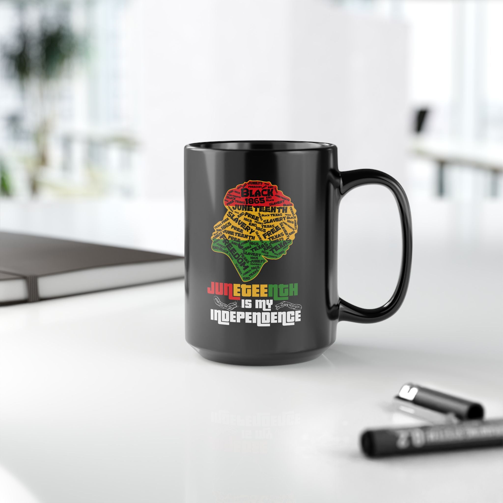 Juneteenth Independence Day Coffee Mug, Juneteenth celebration coffee Cup, Confident Queen Celebration Gift, Independent Strong Black Woman