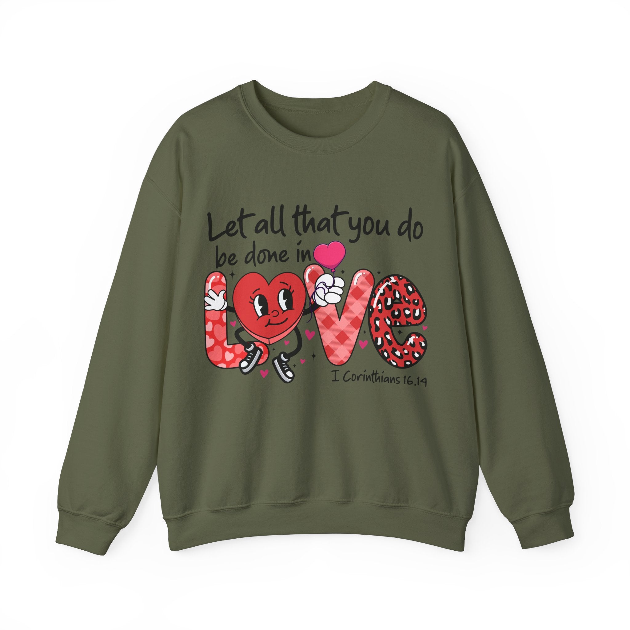 Let all that you do be done in Love T-Shirt, Valentines Day Shirt for Women, Cute Valentine Day Shirt, Valentine's Day Gift