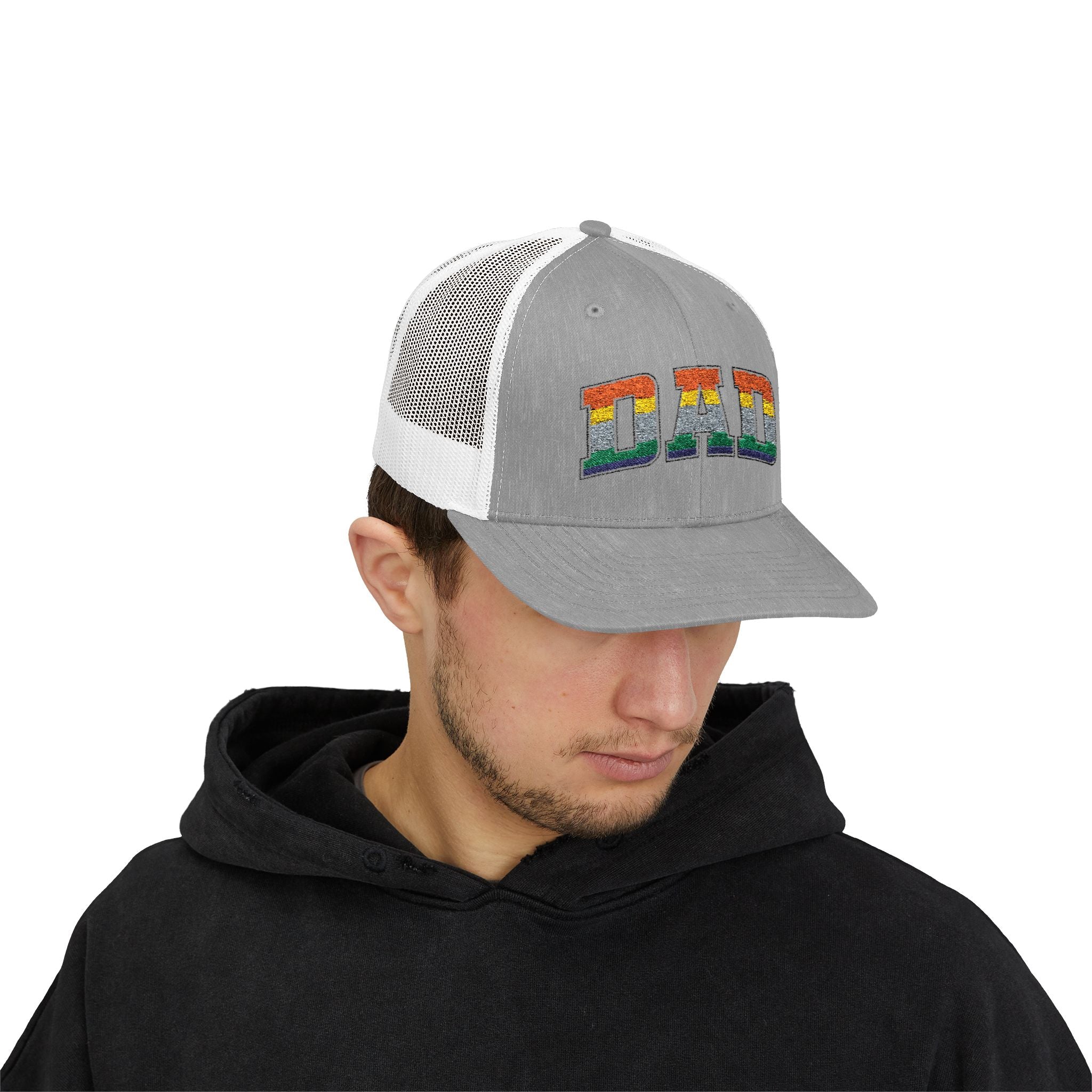 Dad Embroidered Trucker Cap, New Dad Gift, Dad Pregnancy Reveal, Dad Hat, Father's Day Gifts from Kids, Birthday Gift for Dad, Gift for Him