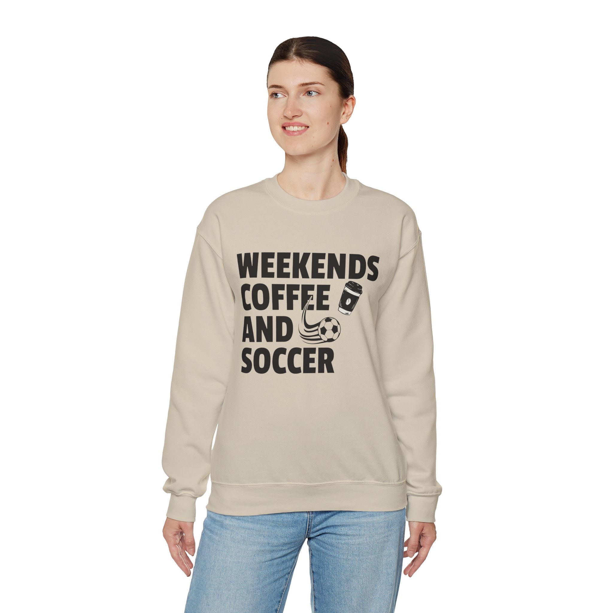 Weekends Coffee Soccer Sweatshirt, Soccer Sweatshirt, Soccer Mom Sweater, Game Day Sweatshirt, Soccer Gift, Soccer Shirt