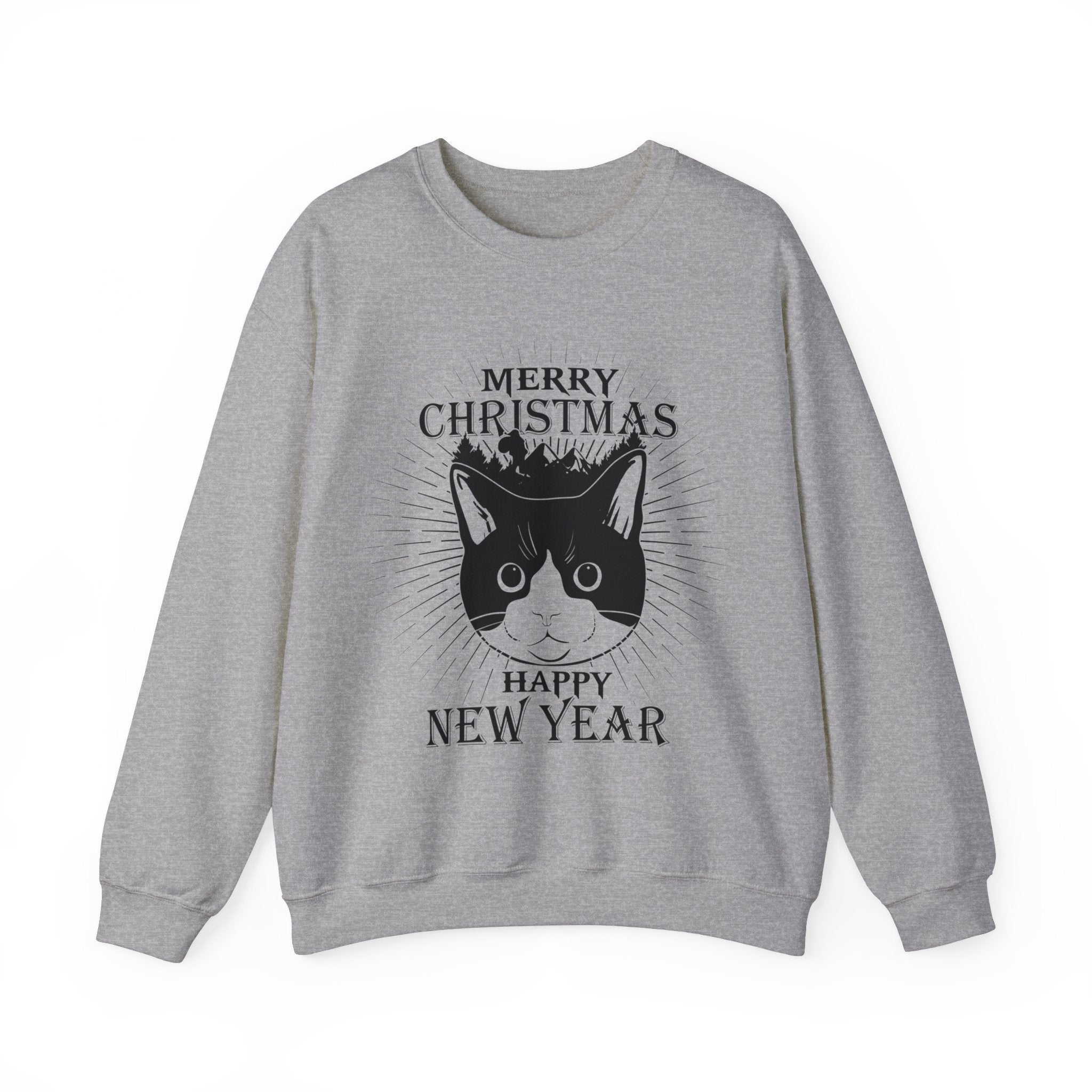 Meowy Christmas Sweatshirt, Cat Christmas Shirt, Cat Lover Christmas, Cute Christmas Shirt, Kitten Christmas, Animal Lover, Cat Mom Christmas