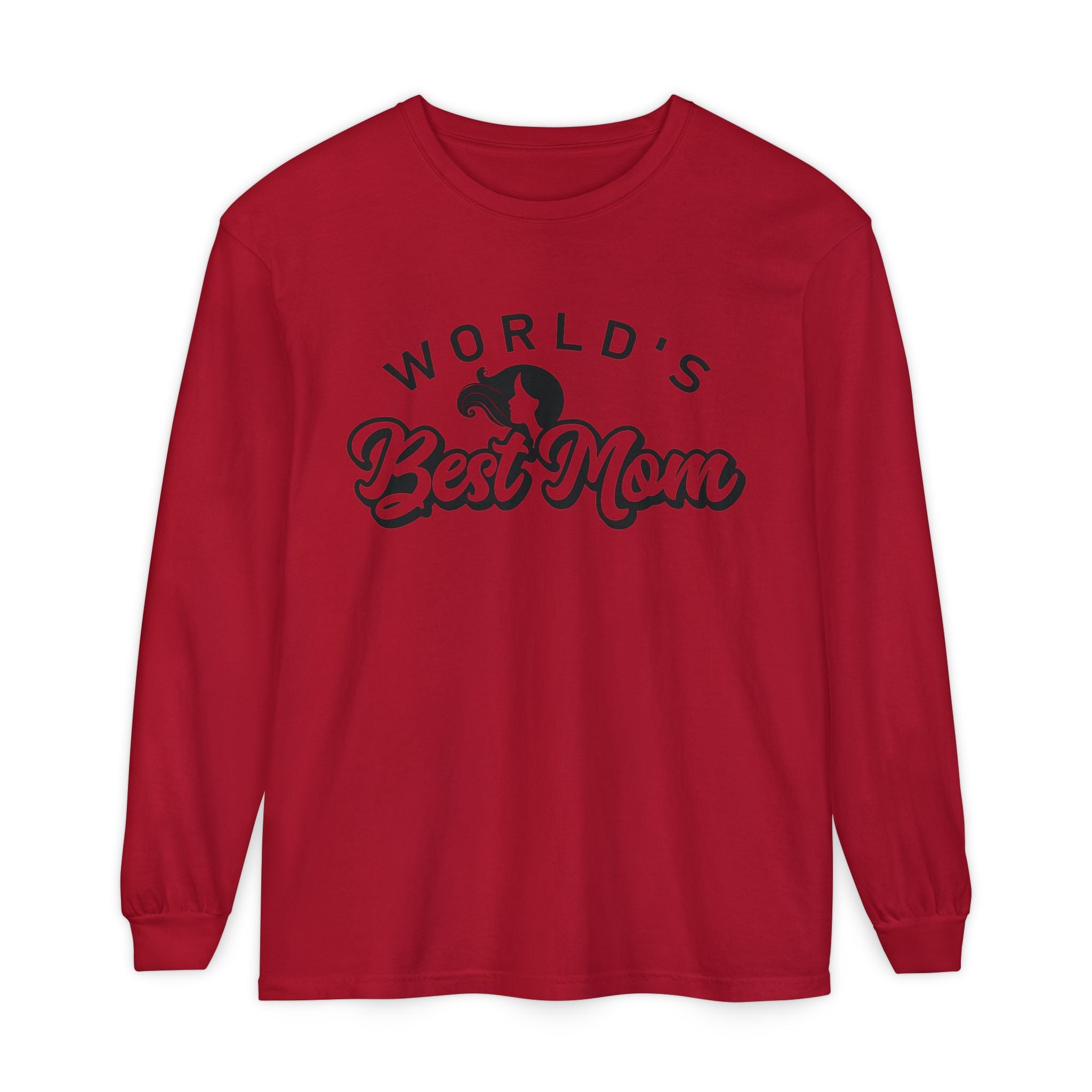 World's Best Mom Long Sleeve T-Shirt, World's Best Mom, Mother's Day Shirt, Gift for Mama, Cute Mom Shirt, Mother's Day Gift Shirt