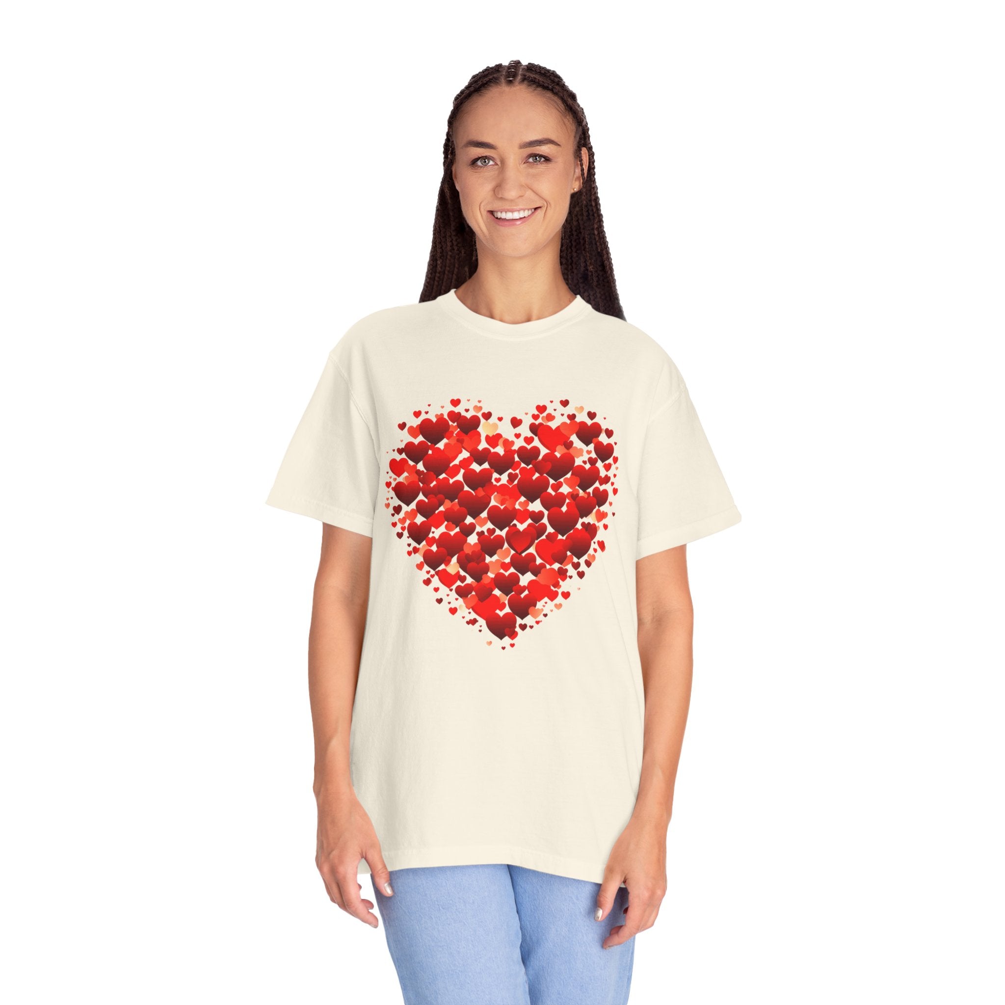 Double Heart Shirt, Valentines Gift Shirt, Love Shirt, Valentines Day Heart Tee, Teacher Gift Shirt, Valentine Heart Tee, Women Girl Heart