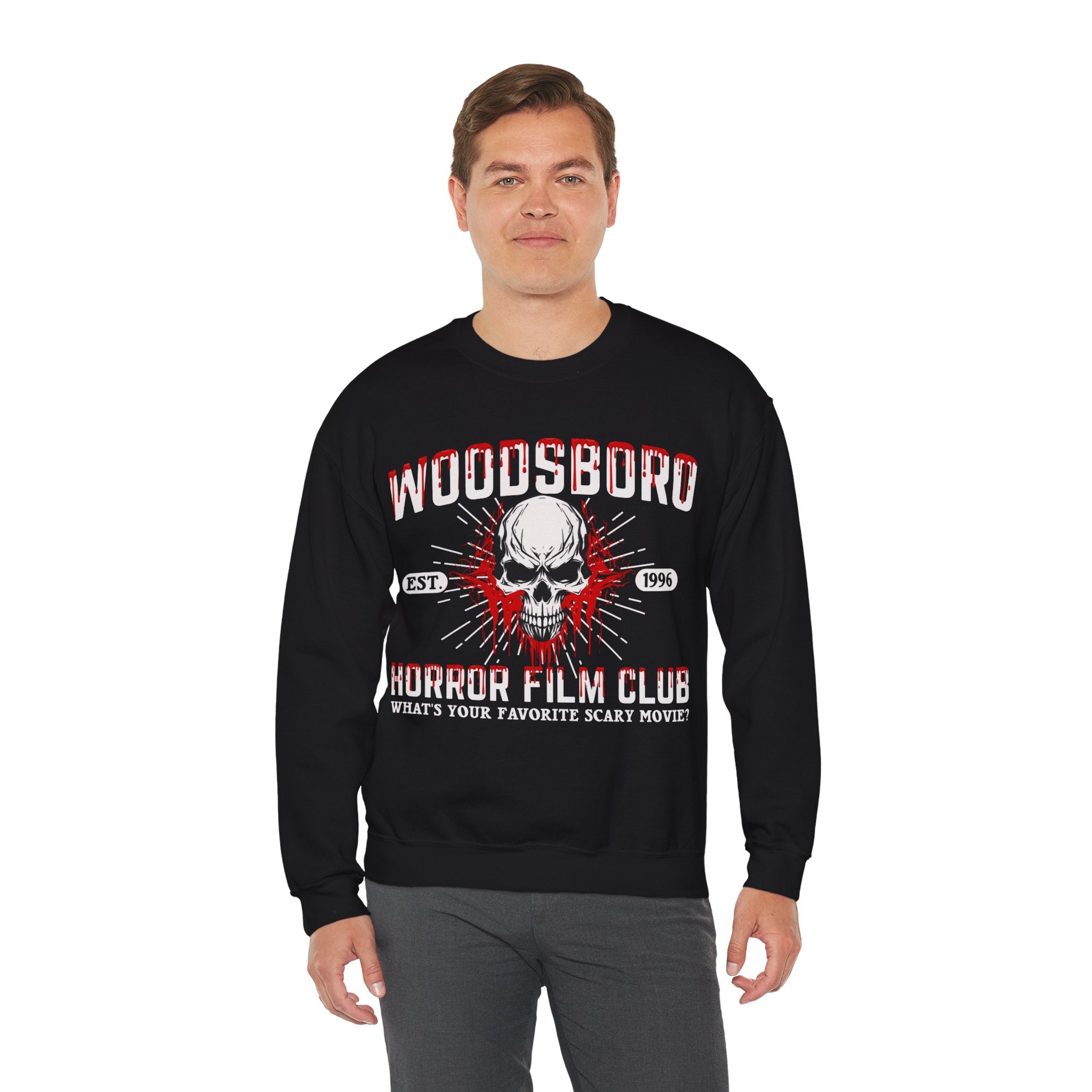 Woodsboro Sweatshirt, Woodsboro Horror Film Club Shirt, 90s Horror Movie Tee, Horror Movie Shirt, Woodsboro High Sweater, Horror Movie Gifts