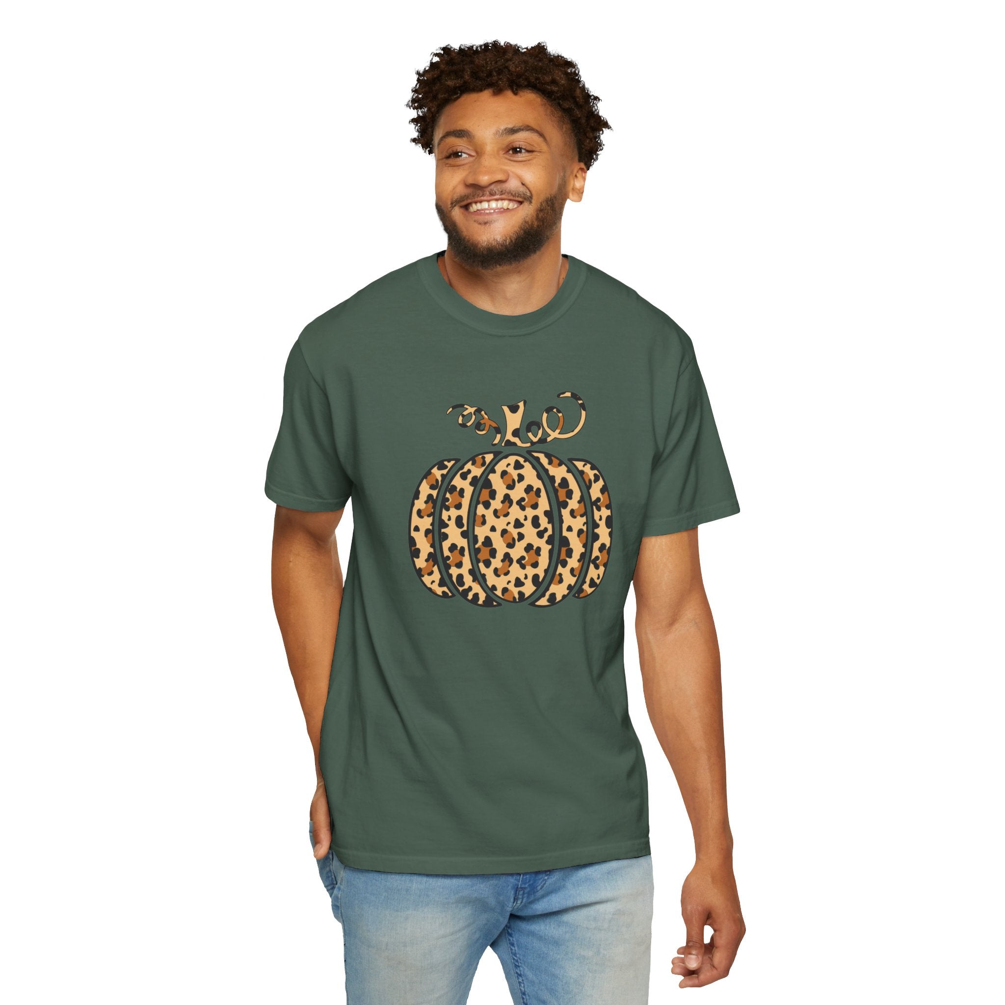 Leopard Pumpkin T-Shirt, Cheetah Pumpkin Shirt, Thanksgiving Shirt, Thankful Shirt, Fall Shirt, Hello Pumpkin