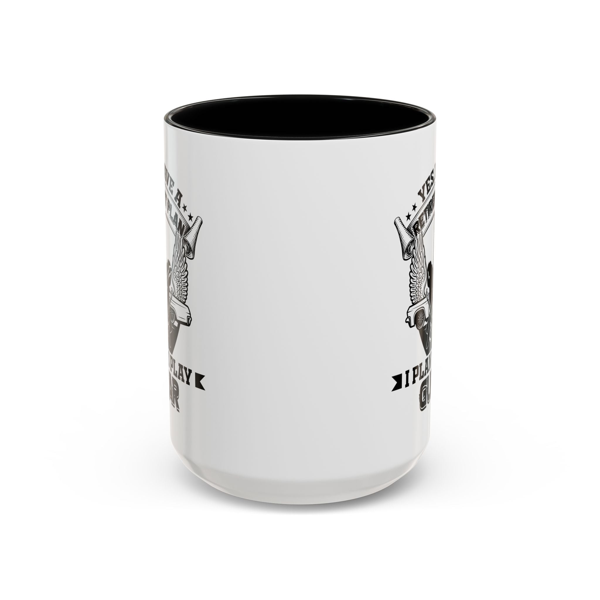 Yes I have a Retirement Plan I Plan to Play Guitar Coffee Mug, Funny Retirement Plan Mug for Guitar Lovers, Musician Gift, Guitar Player Mug