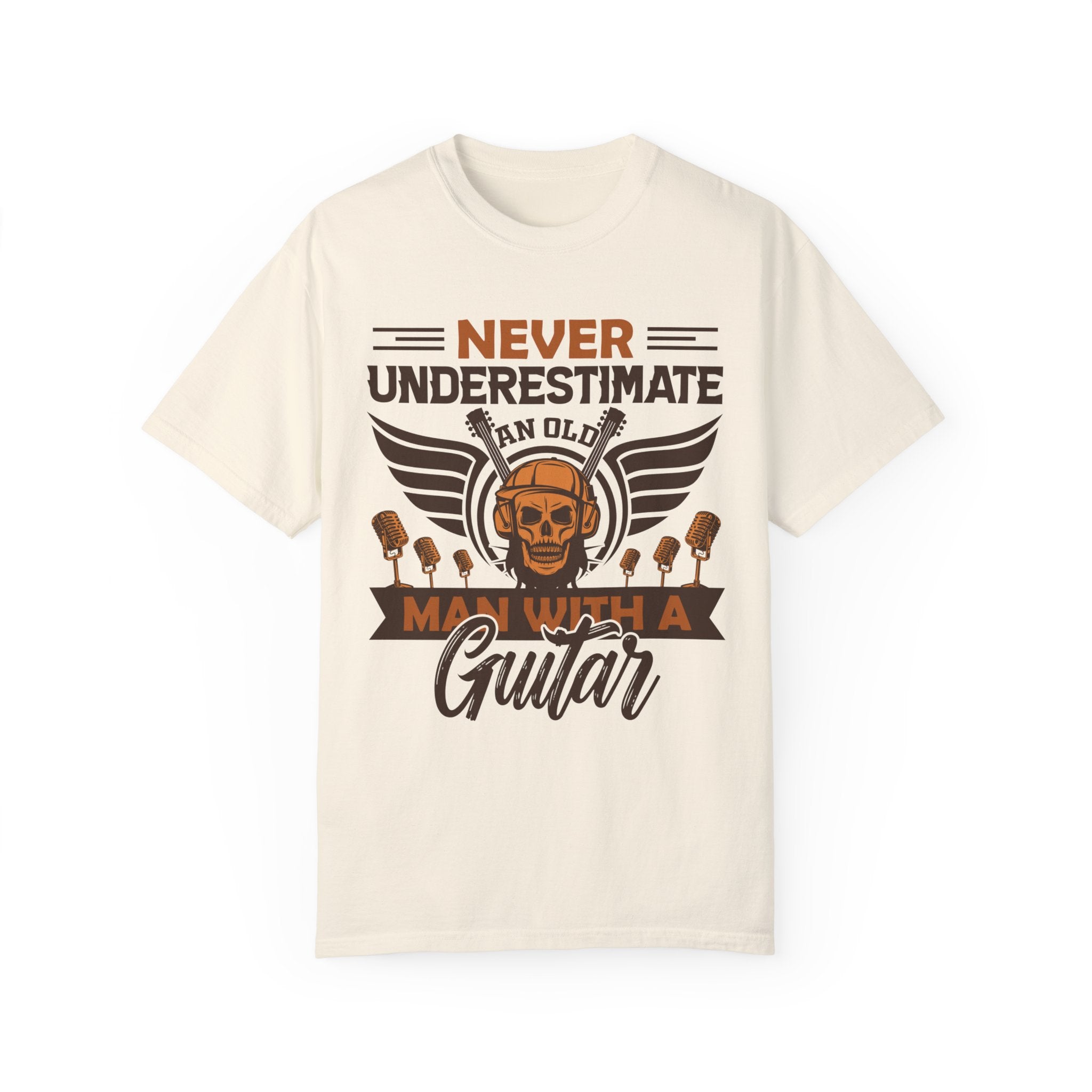 Guitar Lover Shirt, Never Underestimate An Old Man With A Guitar Shirt, Electric Guitar Gift, Musician Guitarist Guitar Player Country T-shirt, Vintage Tshirt