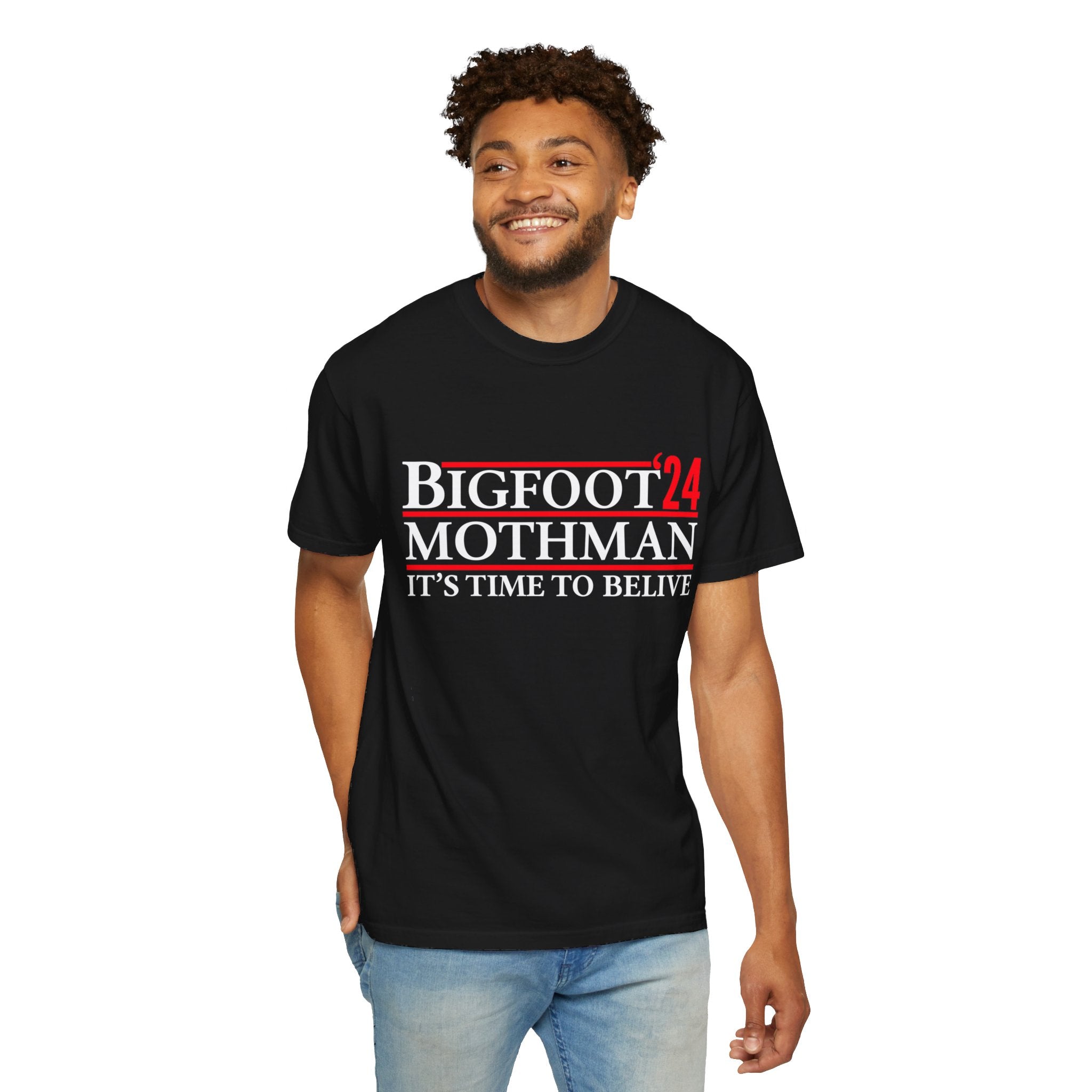 UNIDAZE Bigfoot Mothman 2024 President Election Shirt, Funny Vote Bigfoot Political Satire Humor Tee, Unique T-Shirt Gift for Men and Women Printify 2024 election shirt bigfoot lover shirt bigfoot shirt bigfoot usa Cotton Crew neck DTG for president funny 2024 election funny bigfoot shirt funny election shirt joke shirt Men's Clothing mothman shirt Oversized political satire sasquatch shirt T-shirts TikTok Unisex vote bigfoot Women's Clothing