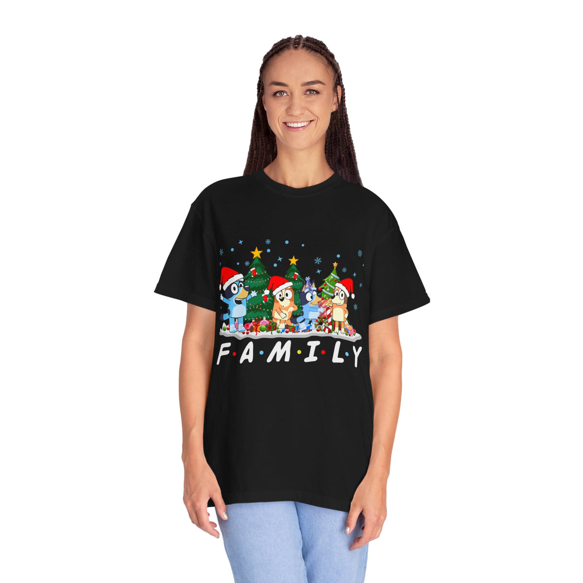 Christmas Bluey Family Shirt, Bluey Party Shirt, Christmas Family Bluey Shirt, Bluey Christmas Trip Shirt, Bluey Theme Tee