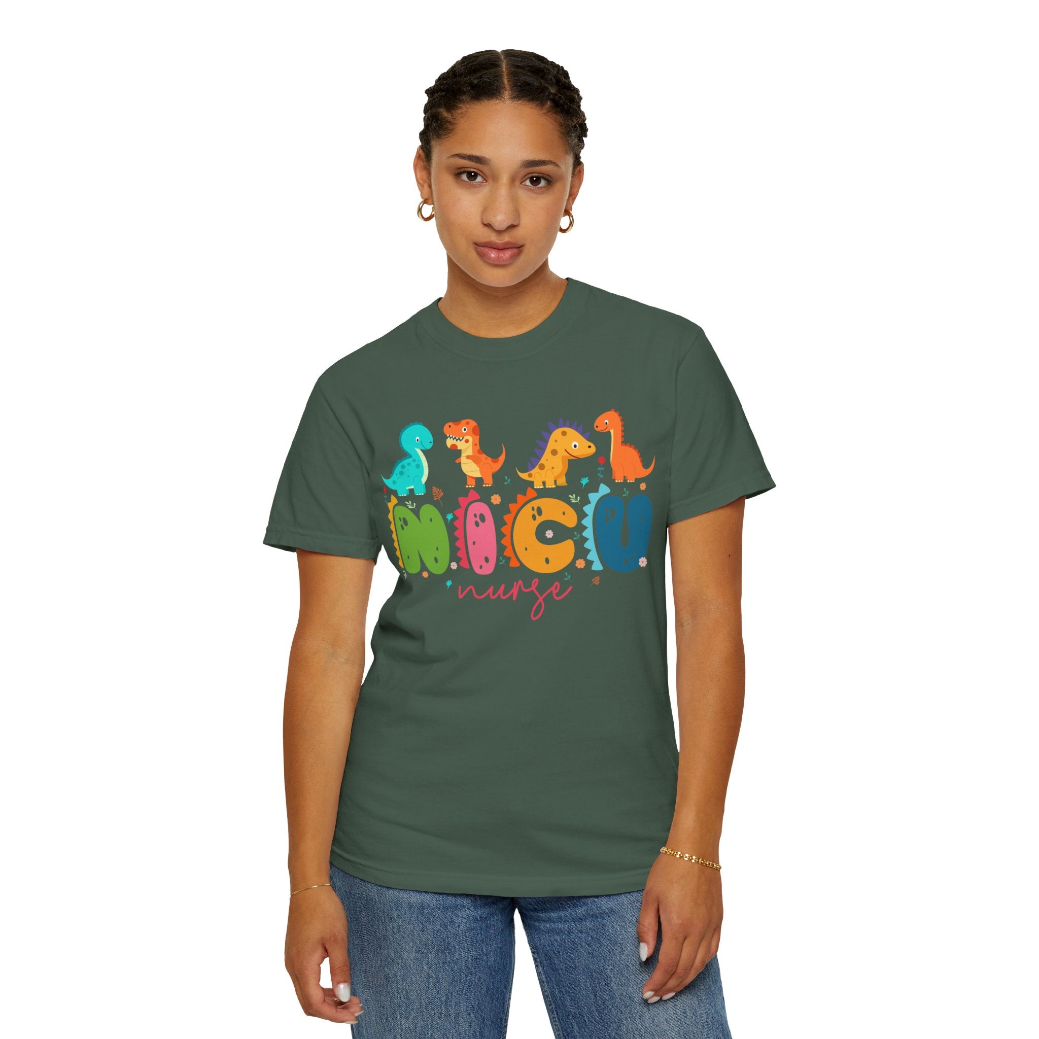 NICU Nurse Shirt, NICU Nurse Animal T-shirt, NICU Nurse Gift, Nurse Appreciation Gift, Neonatal Intensive Care Unit, Nicu Nurse Dinosaur Tee