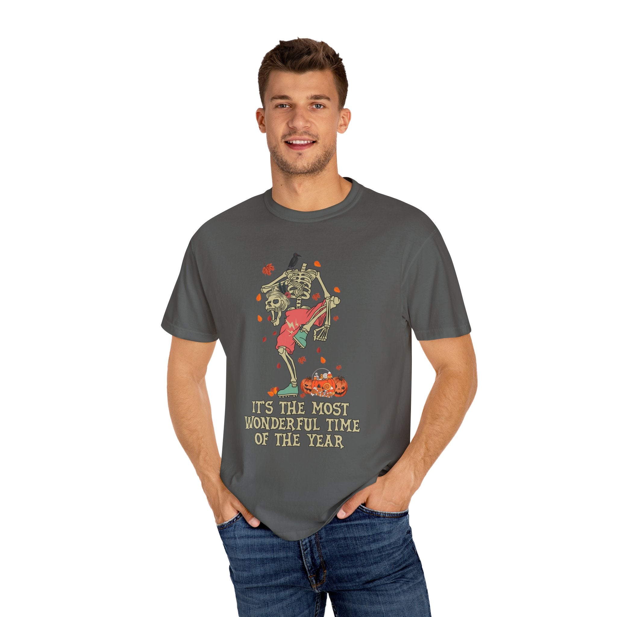 Its the most wondrful time, Halloween Shirt, Witch TShirt, Gift For Halloween, iprintasty halloween, Skeleton Fall Halloween