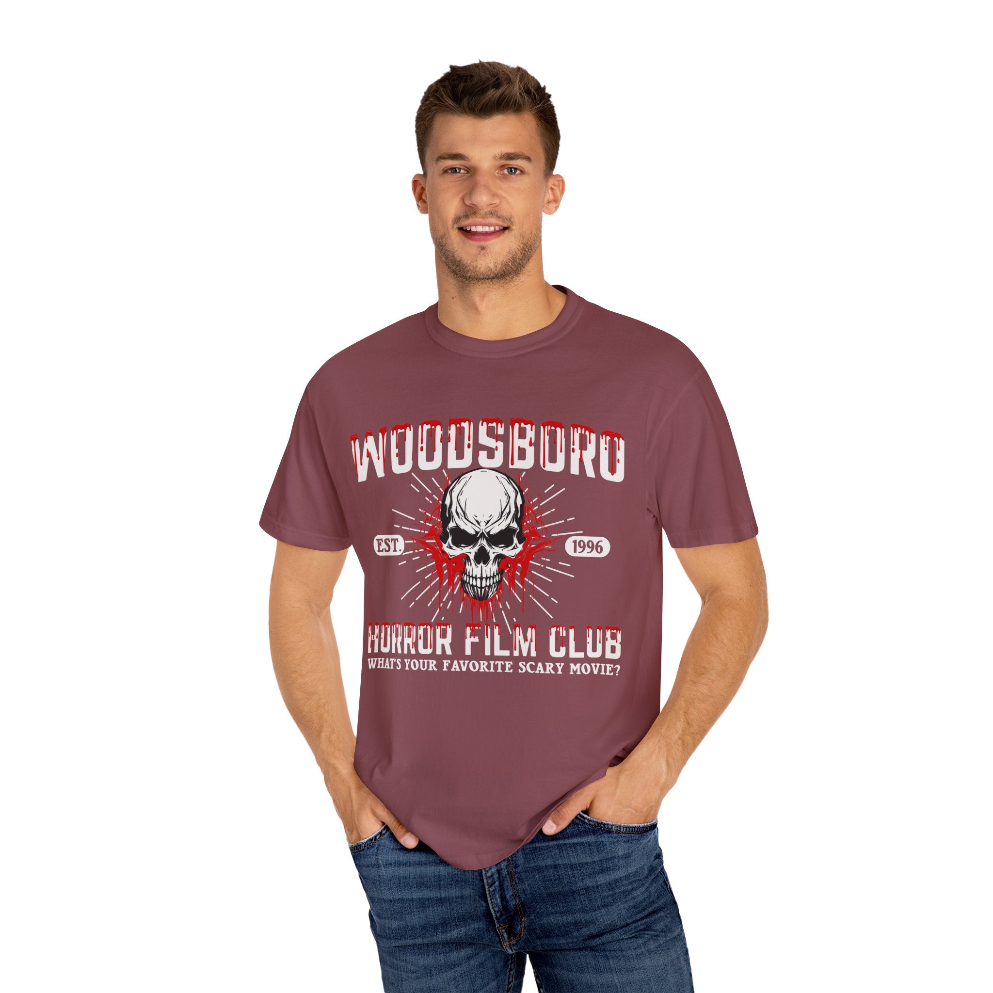 Woodsboro Horror Club Shirt, Halloween Shirt, Horror TShirt, Horror Film Club Shirt, Scary T Shirt, Halloween Gift, Spooky Season Shirt