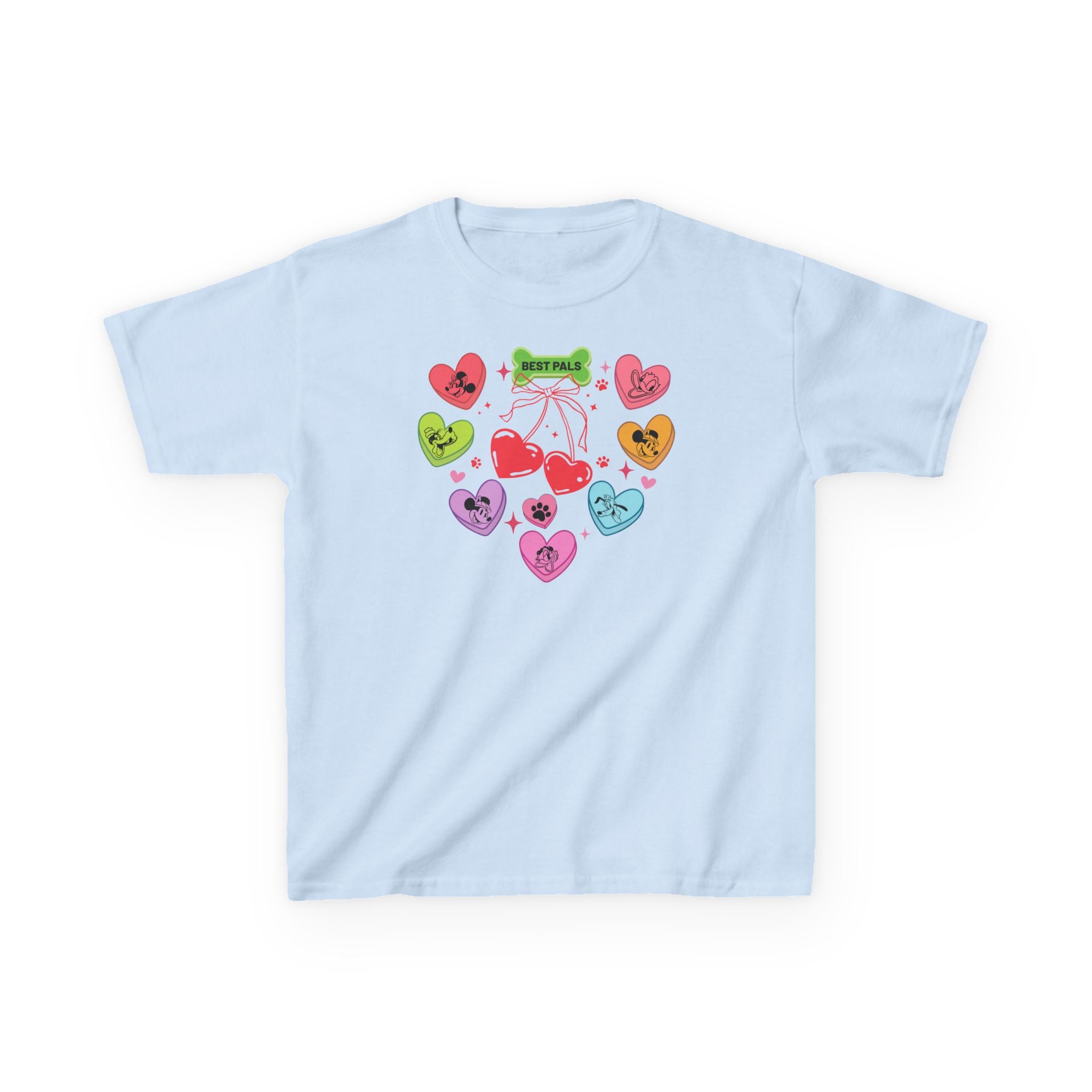 Mickey And Friends Candy Hearts Kids Shirt, Disney Valentine Toddler Shirt, Valentine's Day Kids Shirt, Toddler Valentine Day Outfit