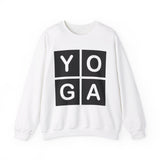 YOGA Sweatshirt, Minimalist Sweatshirt, Tonal Sweatshirt, Namaste Shirt, Yoga Teacher Gift, Yogi Gift, Yoga Hoodie, Yoga Shirt, Breathe Tee