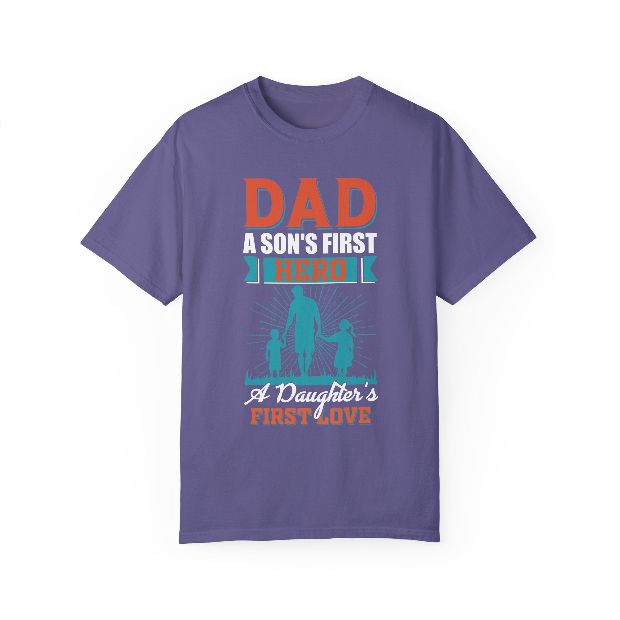 Dad Christmas Gift, shirt for dad, a son's first hero, a daughter's first love, gift for dad, dad t shirt, dad gift, dad of both shirt
