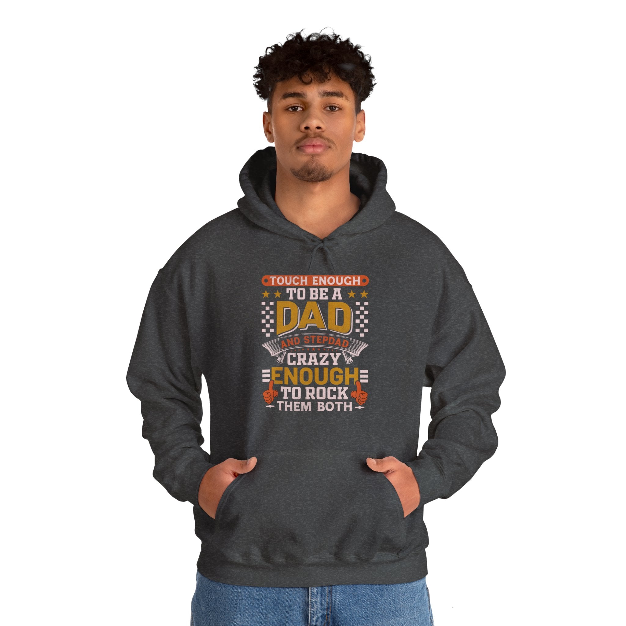 Tough Enough To Be A Dad & Step Dad Fathers Day Hoodie, Dad Shirt, Stepdad Shirt, Best Dad Ever Gift, Gift For Dad And Stepdad