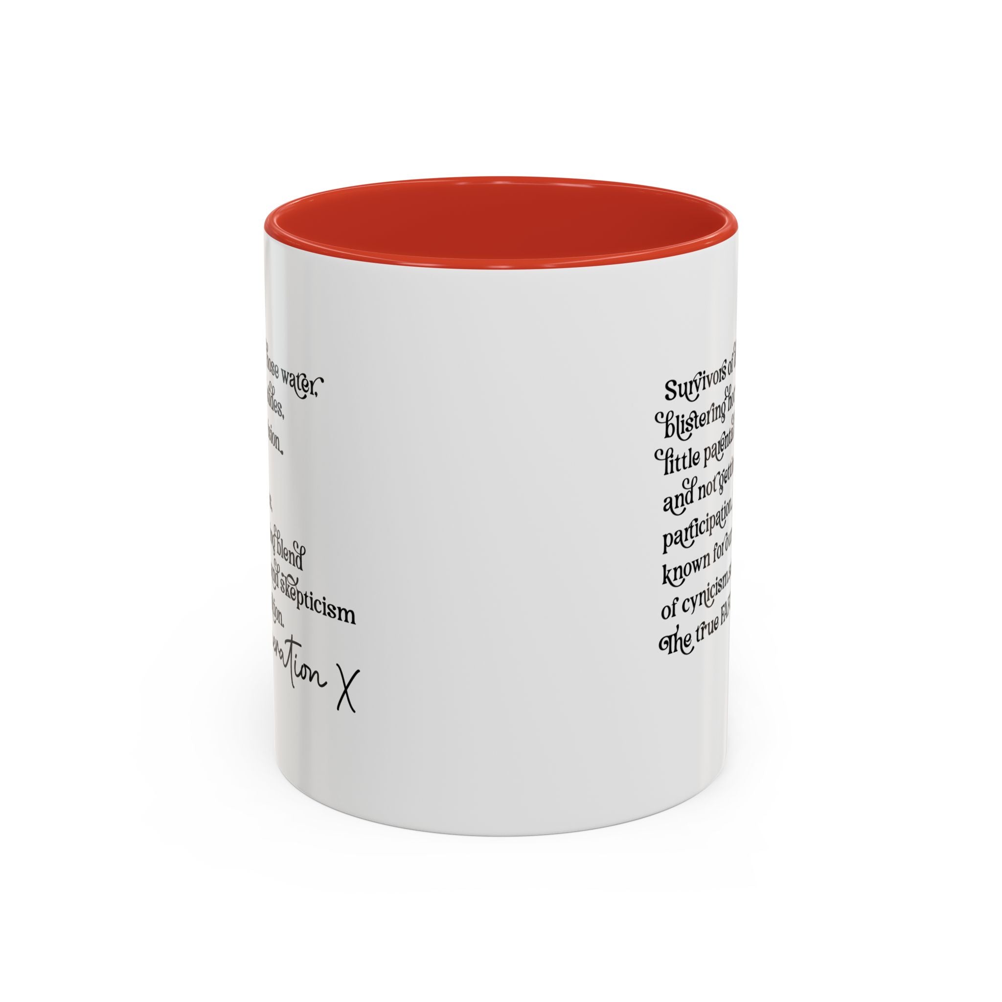 Gen X Raised on Hose Water and Neglect, Generation X, Gen X Gift, Gen X Mug, Funny Gen X Mug, Coffee Mug Cup, Coffee Mug Gift