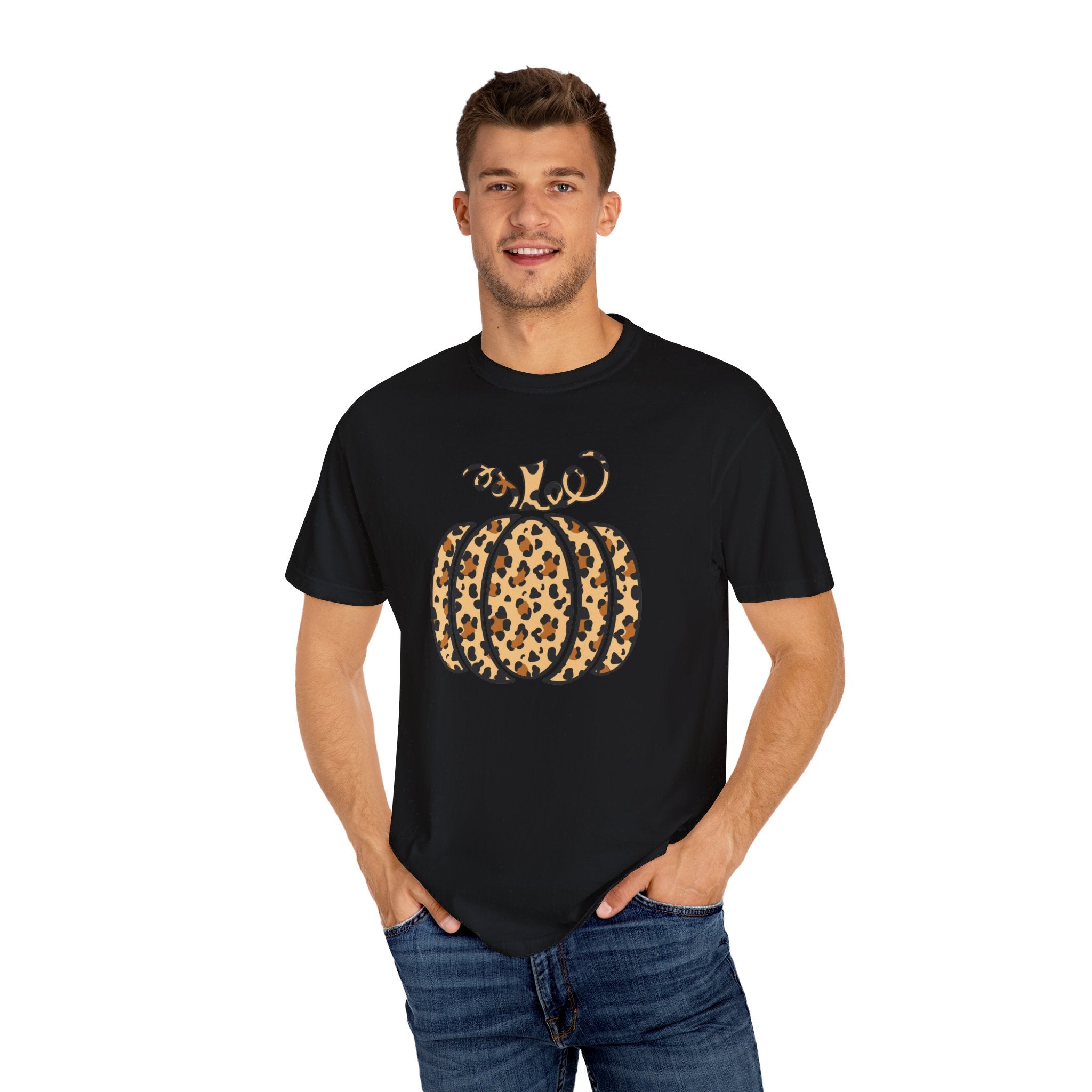 Leopard Pumpkin T-Shirt, Cheetah Pumpkin Shirt, Thanksgiving Shirt, Thankful Shirt, Fall Shirt, Hello Pumpkin