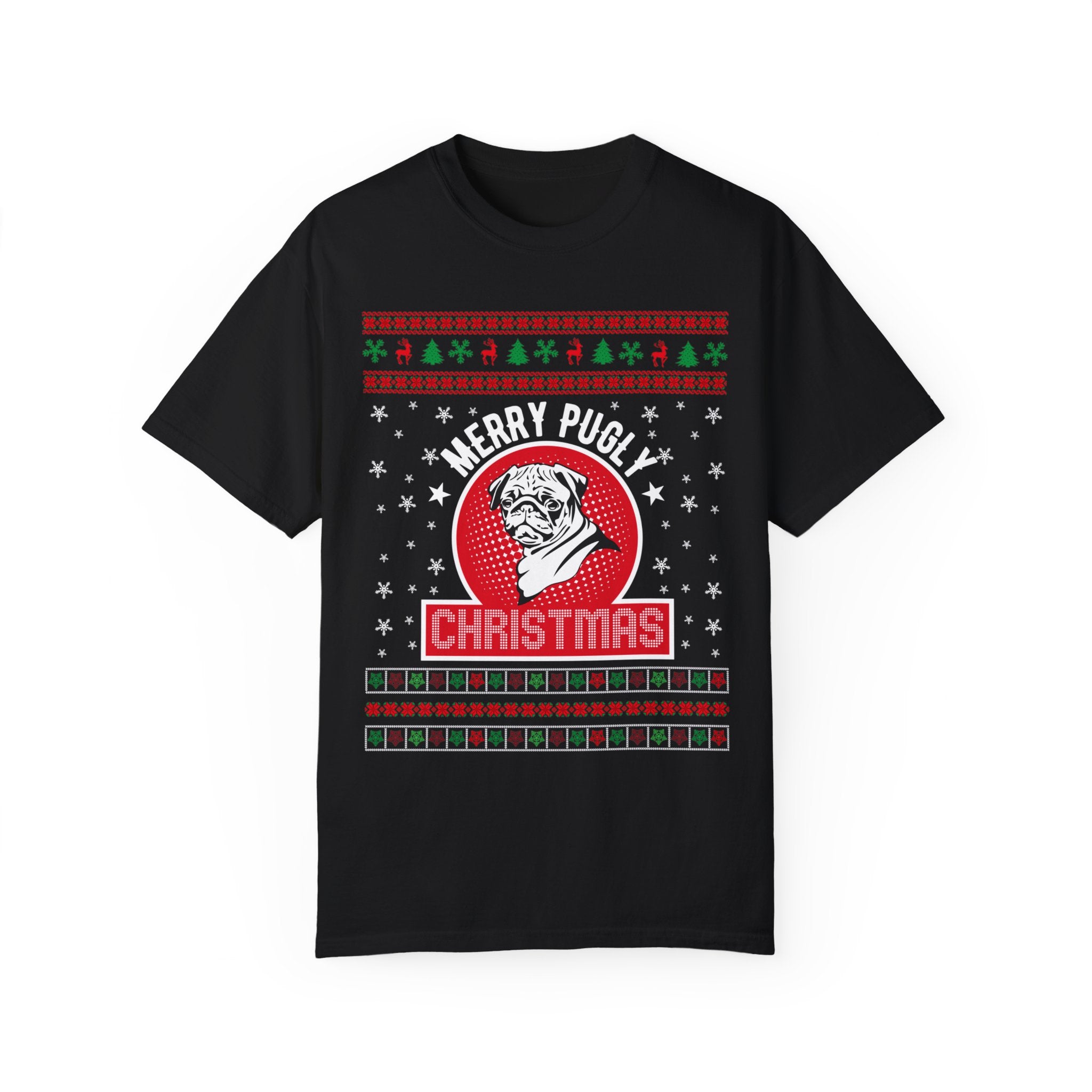 Ugly Pug Christmas Tshirt, Pug Tee, Pug Shirt, Pug Christmas Shirt, Pug Christmas Tee, Dog Christmas Shirt, Pug Christmas