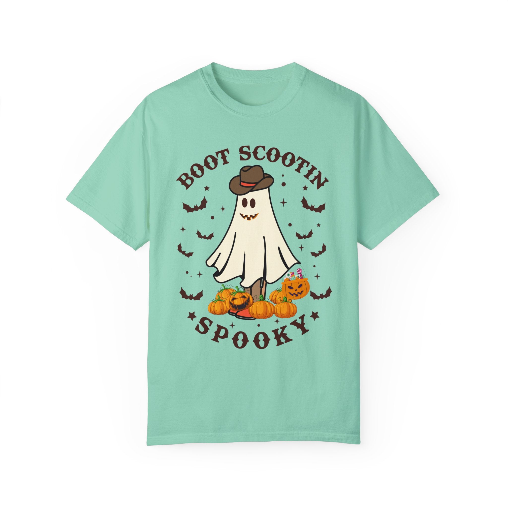 Boot Scootin Spooky Shirt, Halloween Shirt, Cowboy Ghost Shirt, Western Halloween Shirt, Cute Spooky Shirt, Halloween Gift