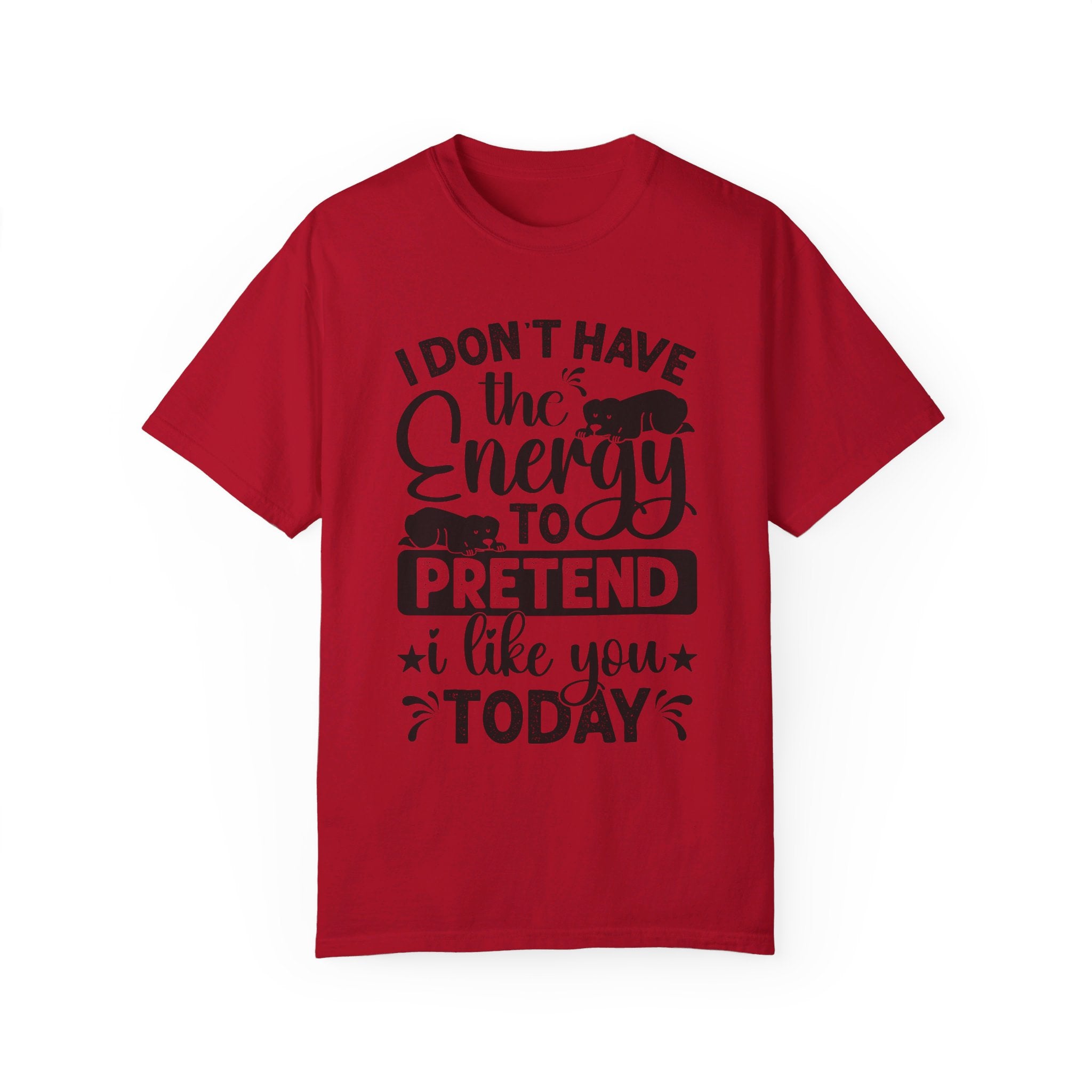 I Don't Have The Energy To Pretend I Like You Today Shirt, Funny Sarcastic Shirt, Sarcastic Quote Shirt, Sarcastic Shirt, Funny Women's Tee