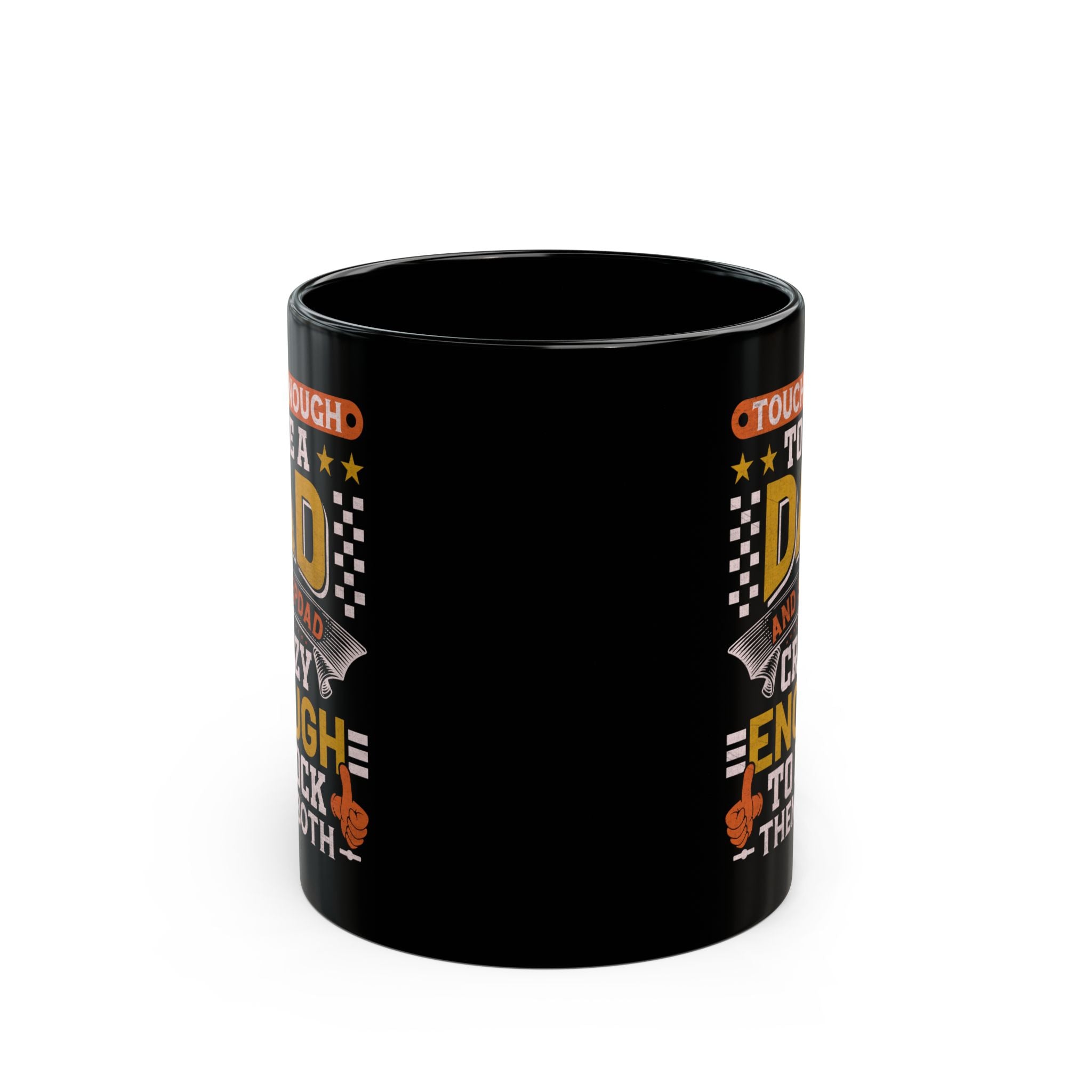Tough Enough To Be A Dad & Step Dad Crazy Enough Coffee Mug, Step dad gifts, coffee mug for stepdad, funny coffee mug, novelty coffee cup, birthday gift