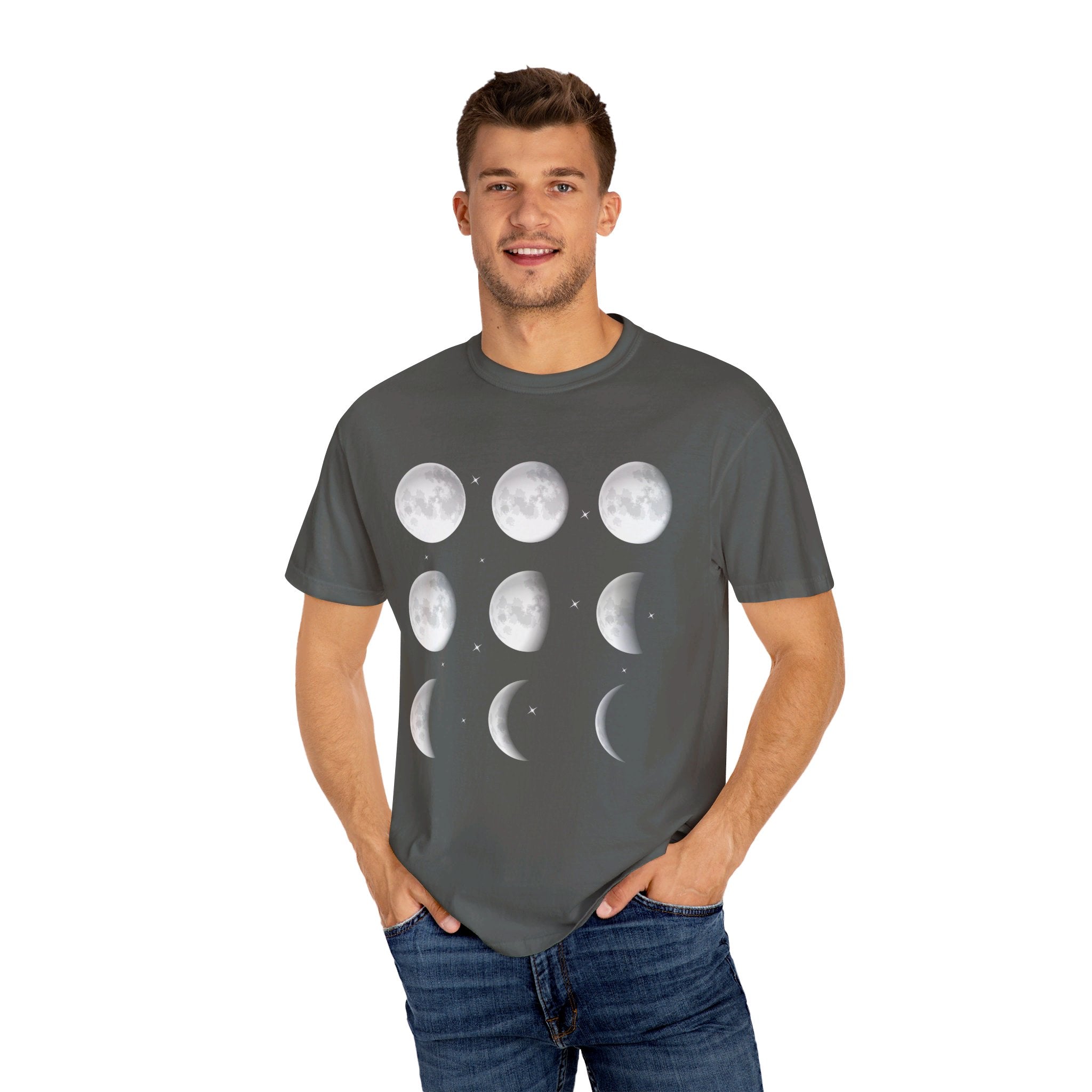 Moon Phase Shirt, Celestial Shirt, Astrology Shirt, Spiritual Shirt, Aesthetic Shirt, Moon Shirt, Mystical Shirt, Astronomy Shirt, Retro Tee