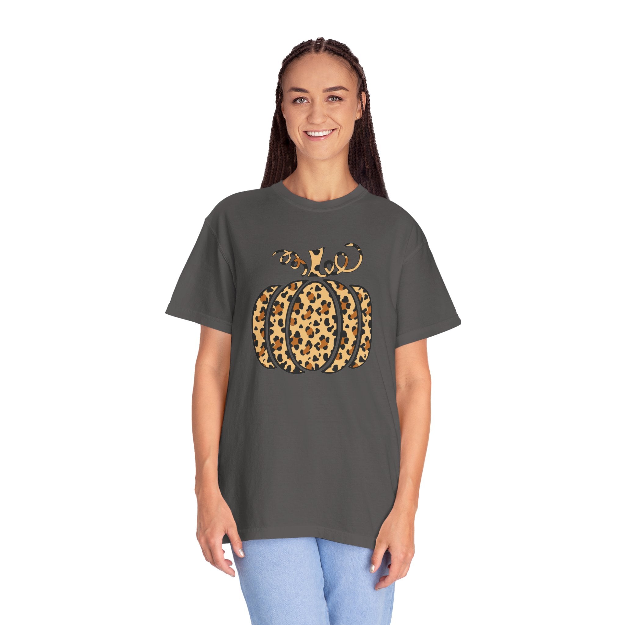 Leopard Pumpkin T-Shirt, Cheetah Pumpkin Shirt, Thanksgiving Shirt, Thankful Shirt, Fall Shirt, Hello Pumpkin