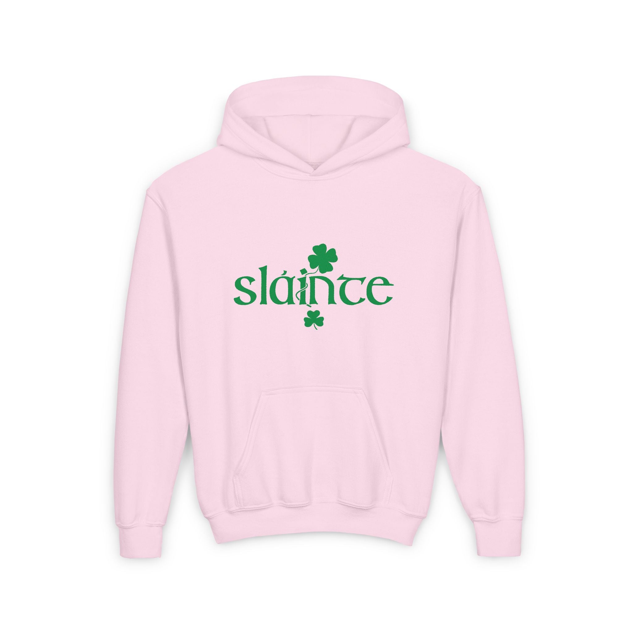 Slainte Kids Hoodie, St Patrick's Day Kids Hoodie, Irish Kids Hooded Sweatshirt, Cute Shamrock Tee, St Paddys Day Tee, Shenanigans, Gift for Boy Girl