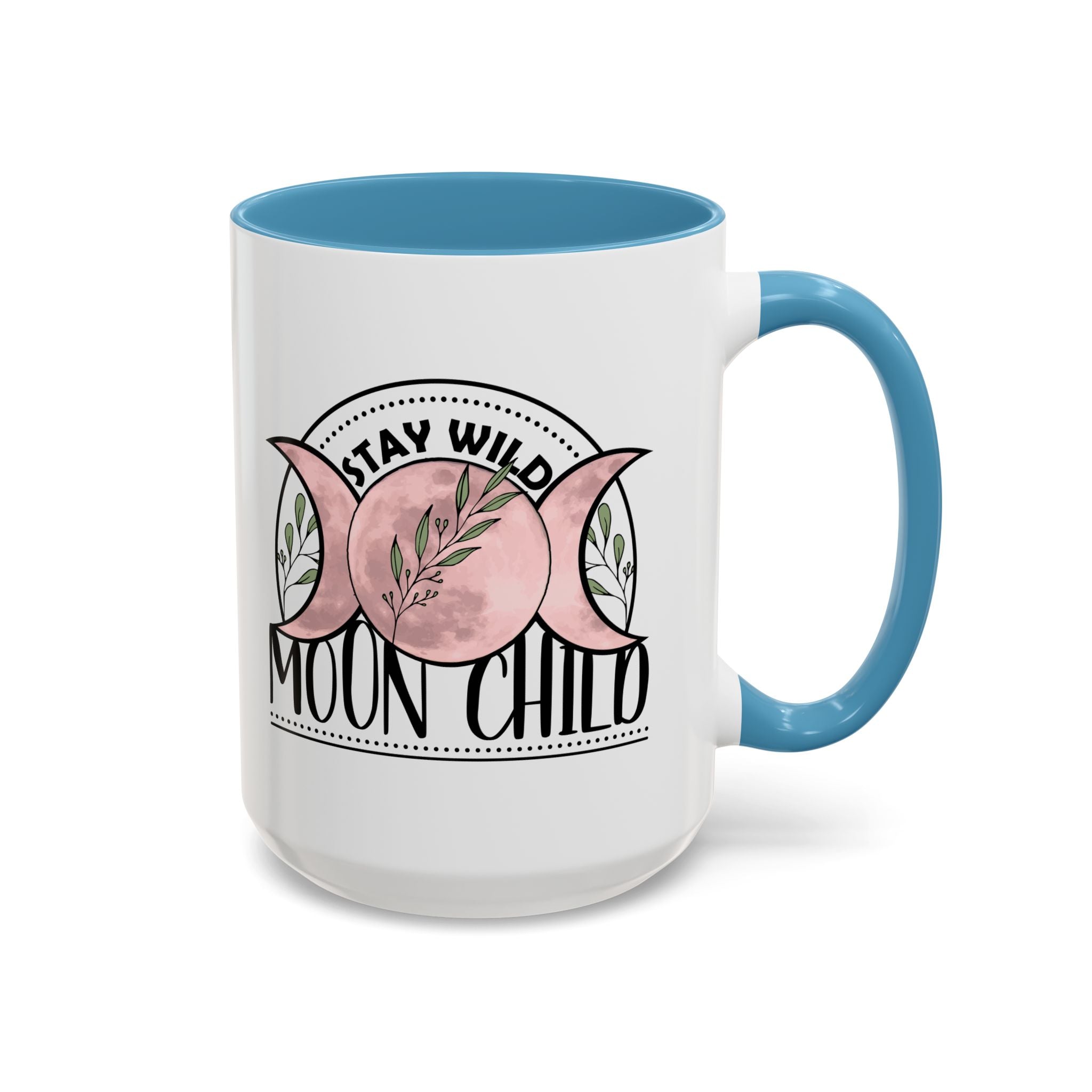 Stay Wild Moon Child Mug, Moon Coffee Mug, Witchy Mug, Mystical Mug, Nature Mug, Gift Mug, Boho Coffee Mug