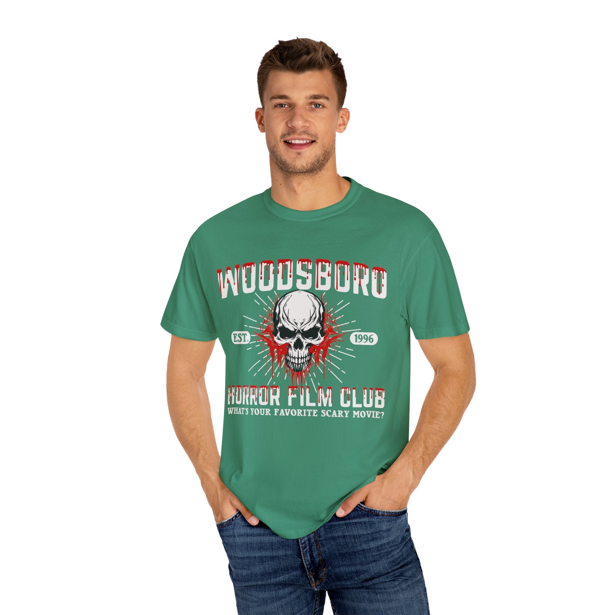 Woodsboro Horror Club Shirt, Halloween Shirt, Horror TShirt, Horror Film Club Shirt, Scary T Shirt, Halloween Gift, Spooky Season Shirt