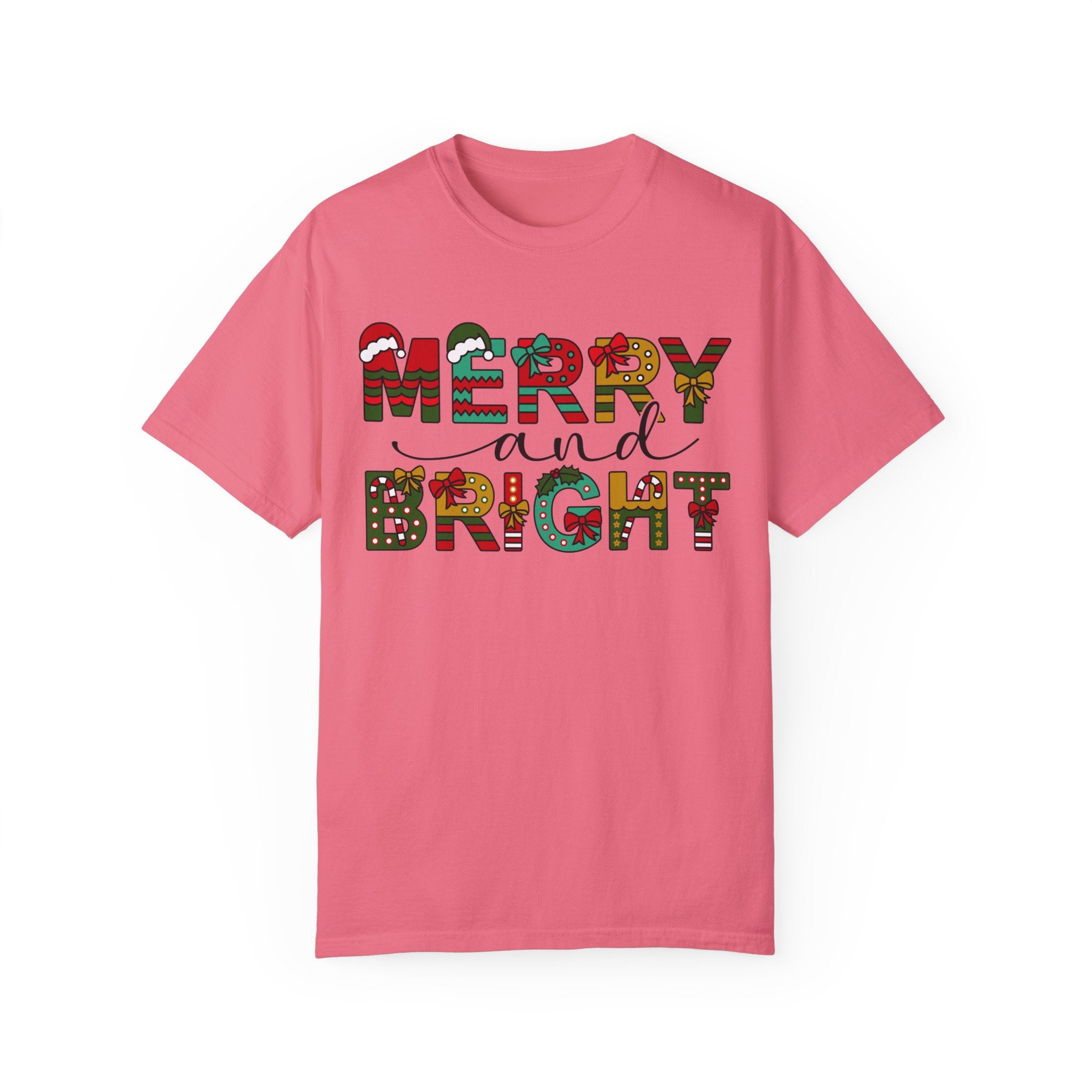 Merry and Bright Shirt, Christmas Tshirt, Family Christmas Shirt, Christmas Shirts for Women, Merry Christmas Shirt