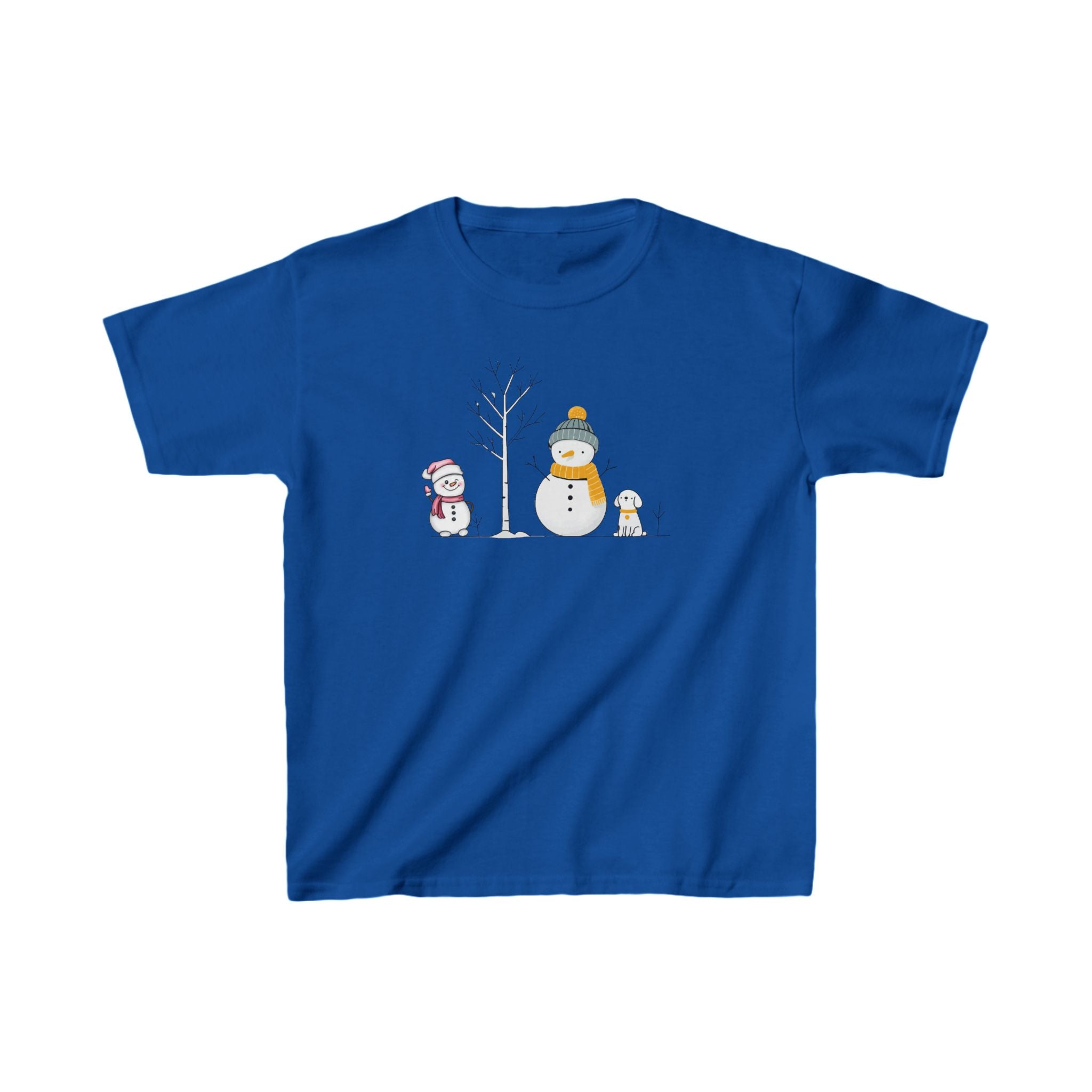 Christmas Snowman Kids T-Shirt, Christmas Snowman Kids Shirt, Kids Christmas Snowman Tee, Childrens Tee Top Xmas