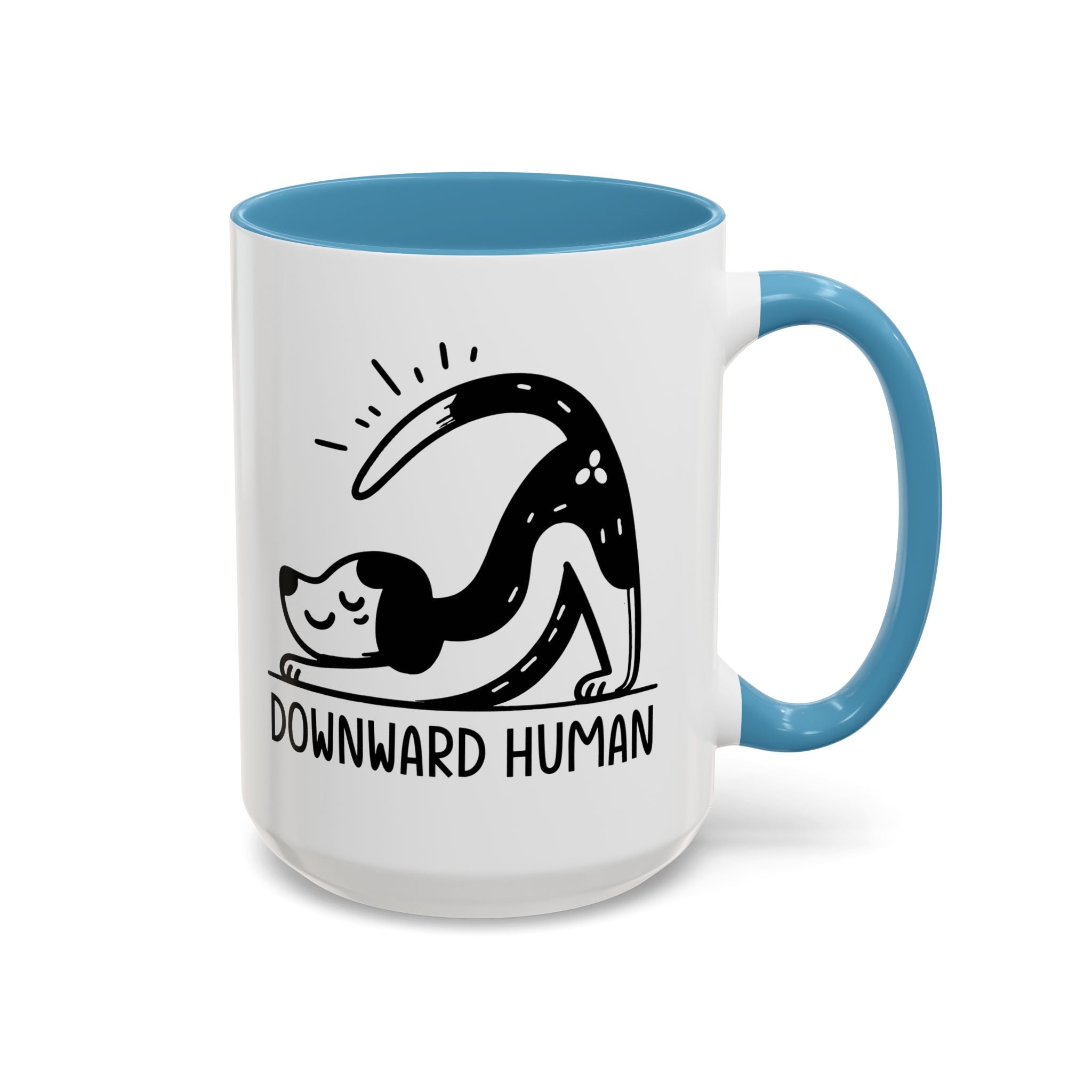 Downward Human Yoga Dog Coffee Mug, Dog Yoga Mug, Dog Owner Gifts, Funny Meditation Gifts, Yogi Pet Owner Gift, Yoga Coffee Mug