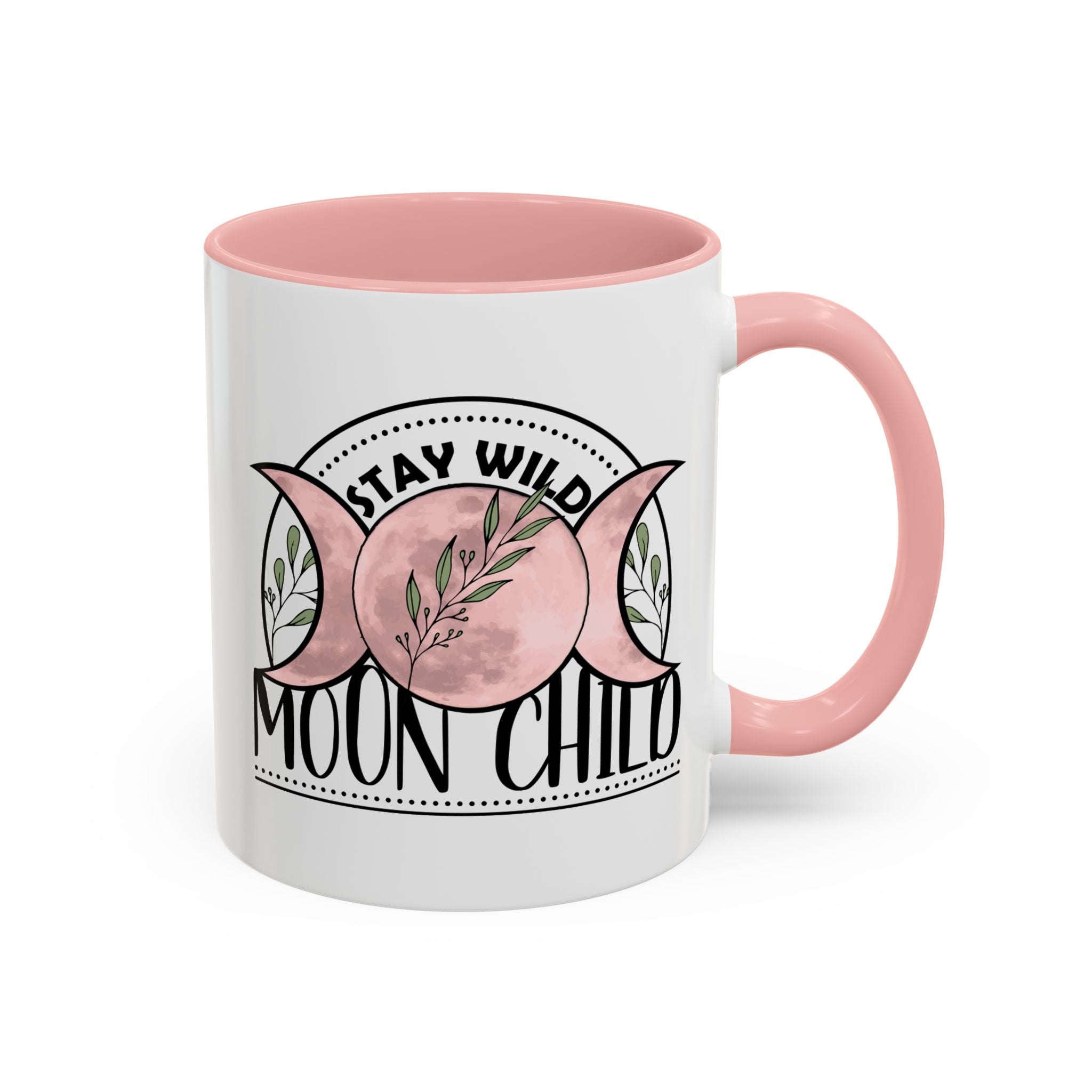 Stay Wild Moon Child Mug, Moon Coffee Mug, Witchy Mug, Mystical Mug, Nature Mug, Gift Mug, Boho Coffee Mug