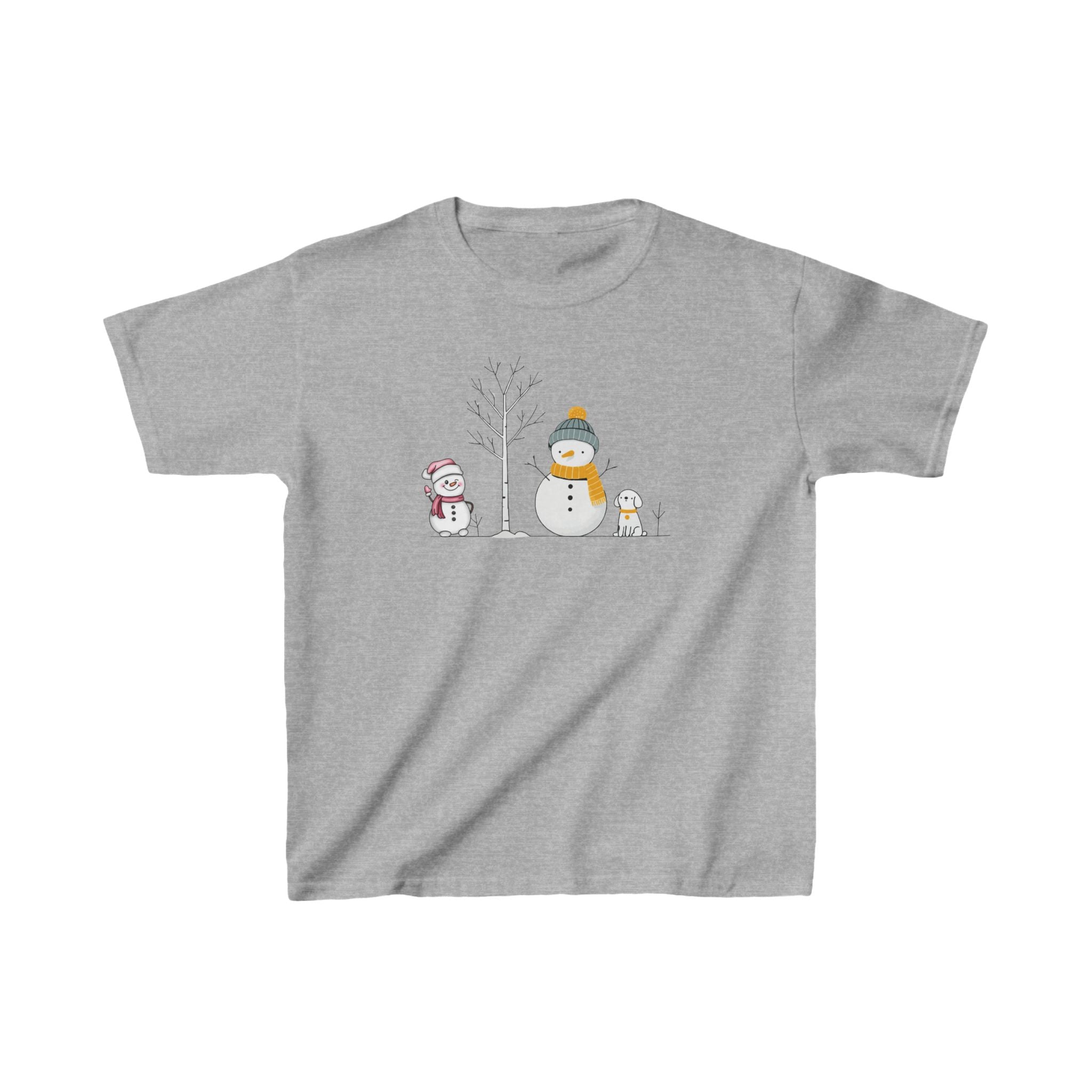 Christmas Snowman Kids T-Shirt, Christmas Snowman Kids Shirt, Kids Christmas Snowman Tee, Childrens Tee Top Xmas