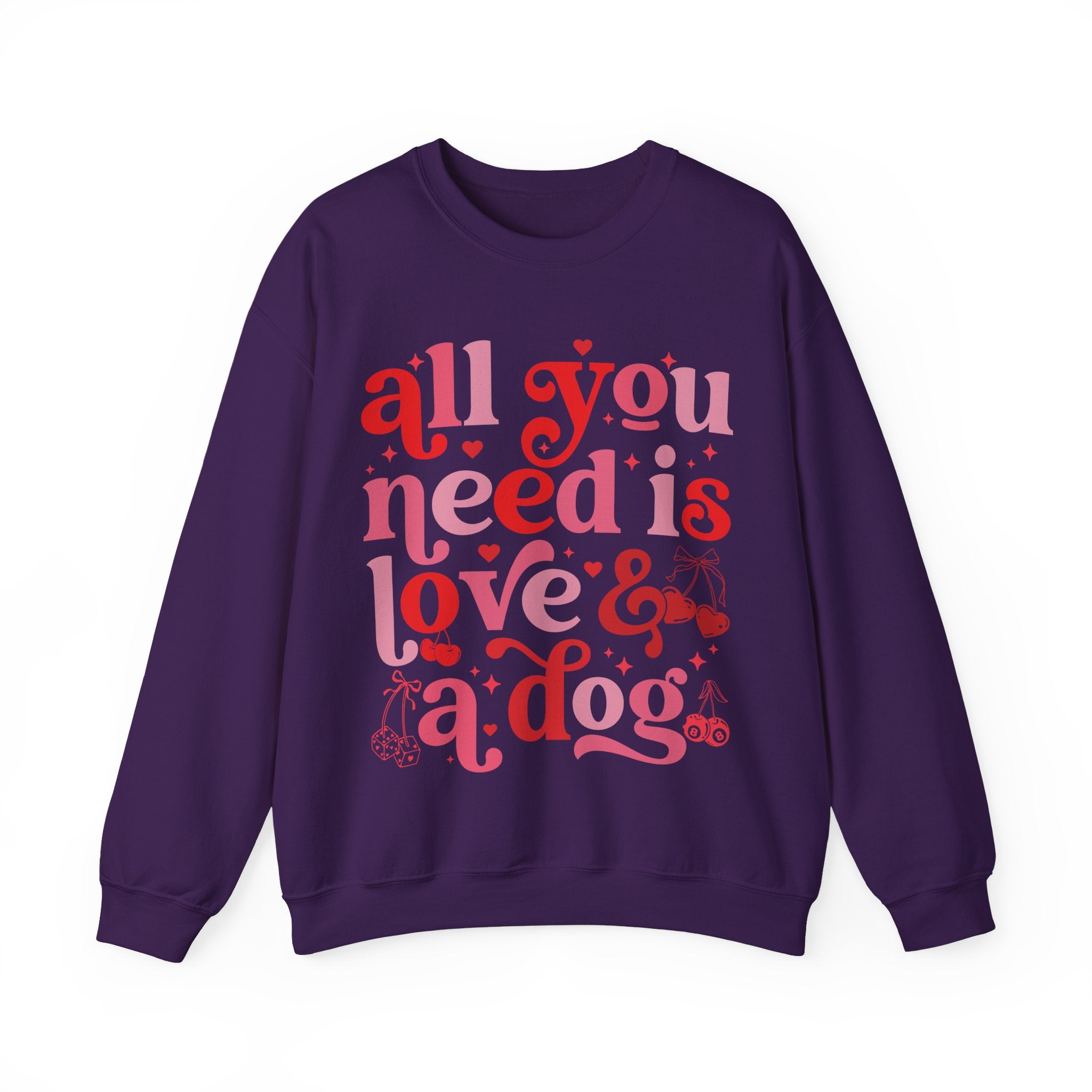 Dog Mom Sweatshirt Valentines, All You Need Is Love Sweatshirt, Womens Dog Lover Shirt, Dog Mama Sweatshirt, All You Need Is Love and a Dog