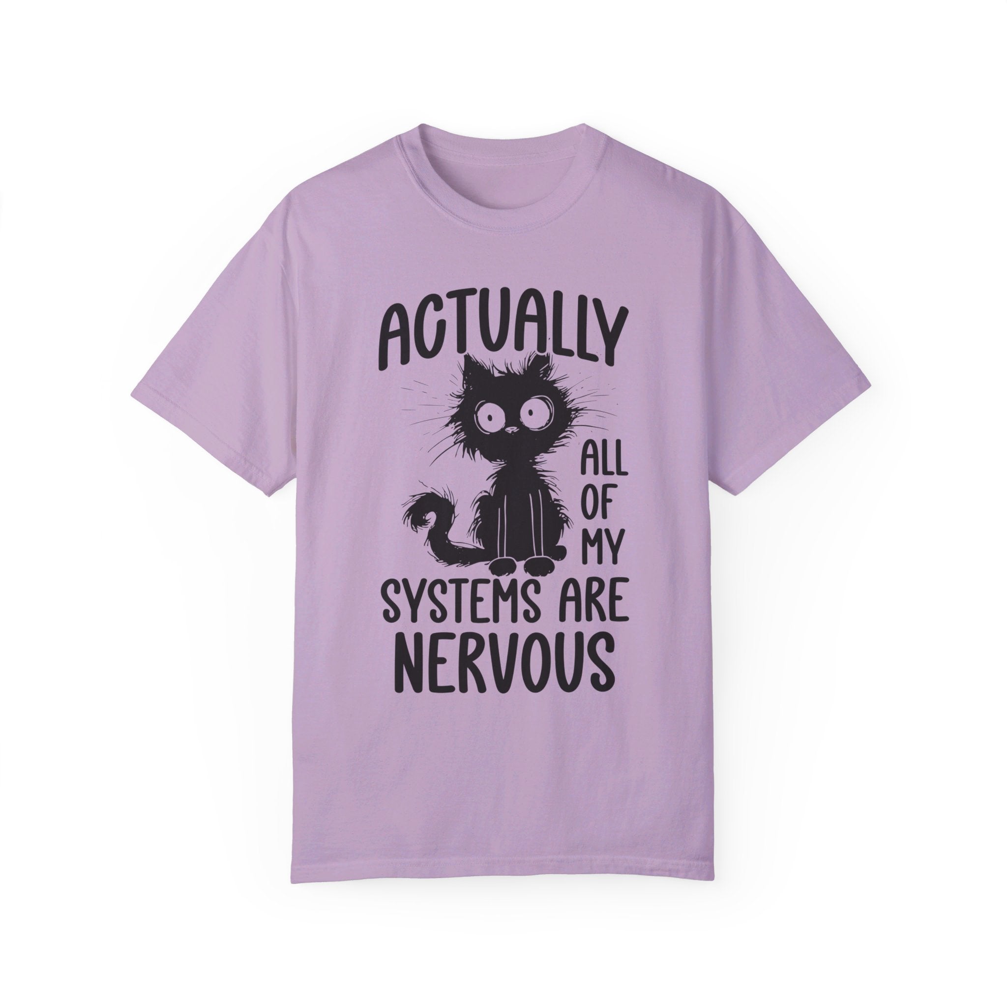 Actually All of My Systems Are Nervous Shirt, Raccoon Shirt, Mental Health Shirt, Anxiety Tshirt, Funny Tshirt, Vintage Retro Graphic Shirt